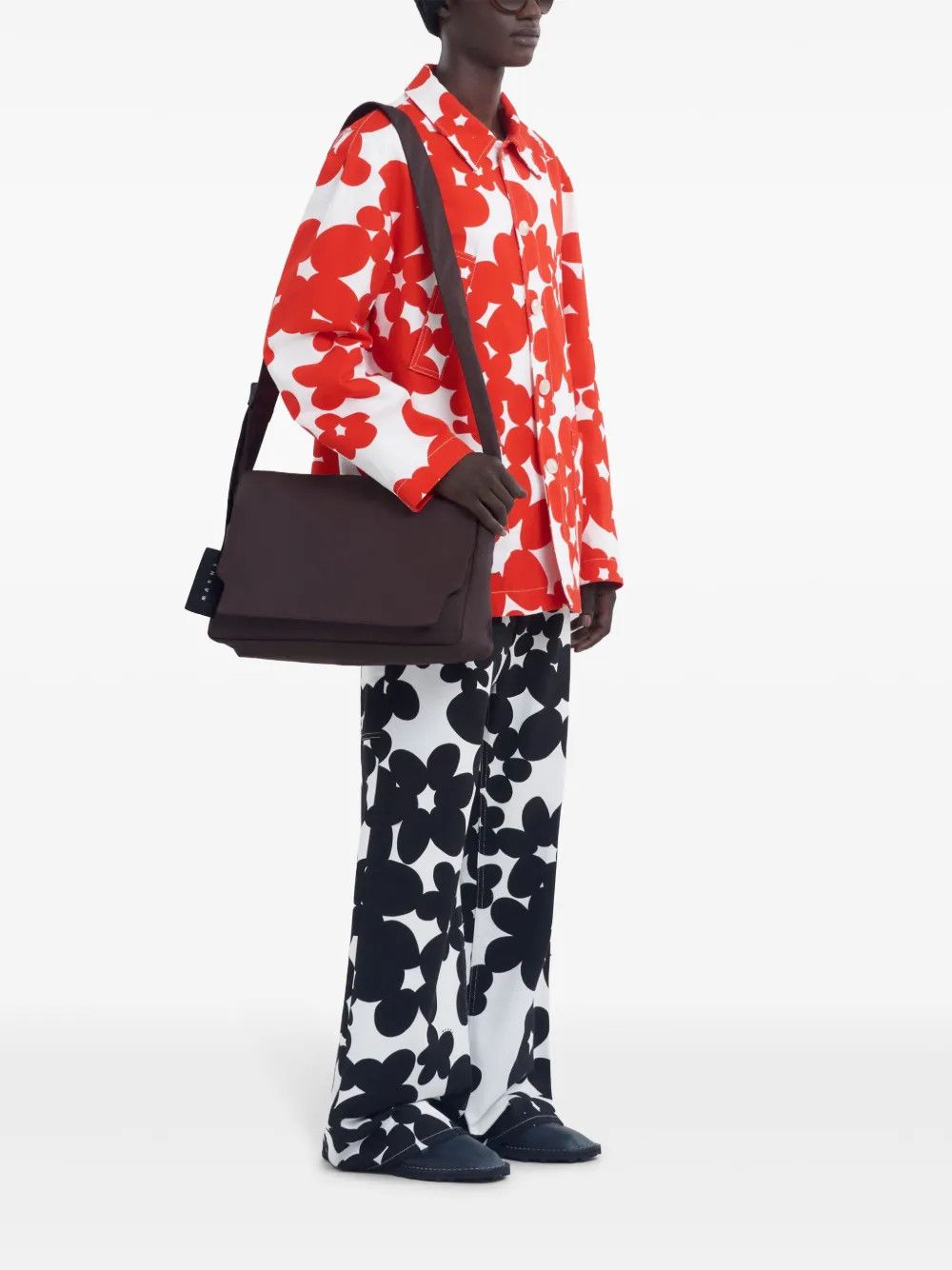 Marni o1w1db10526 Button Ups in Red Size US L / EU 52-54 / 3 - 2 Thumbnail