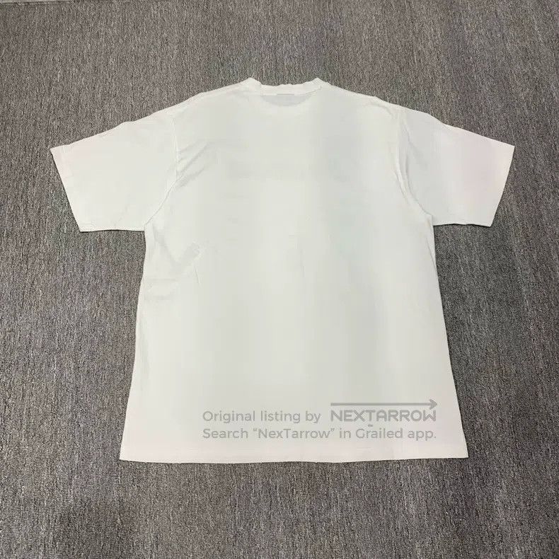 Balenciaga Balenciaga White Destroyed Letter Logo Short Sleeve Size US XXS / EU 40 - 2 Thumbnail