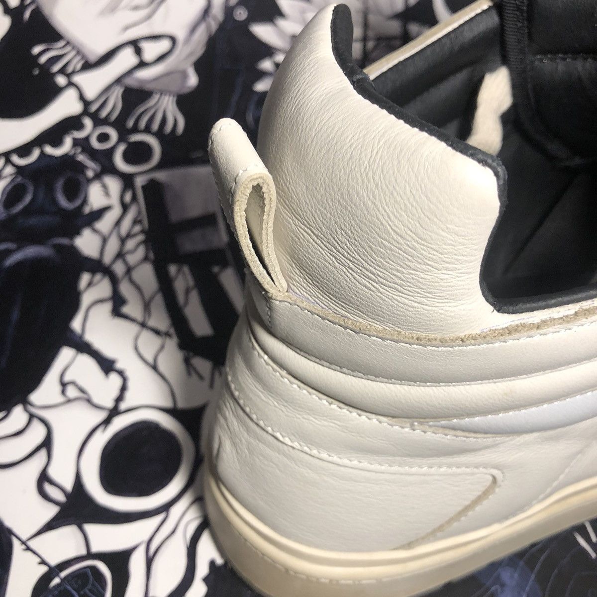 Represent Clo. Reptor Hi High Vintage White OG Size US 13 / EU 46 - 12 Thumbnail