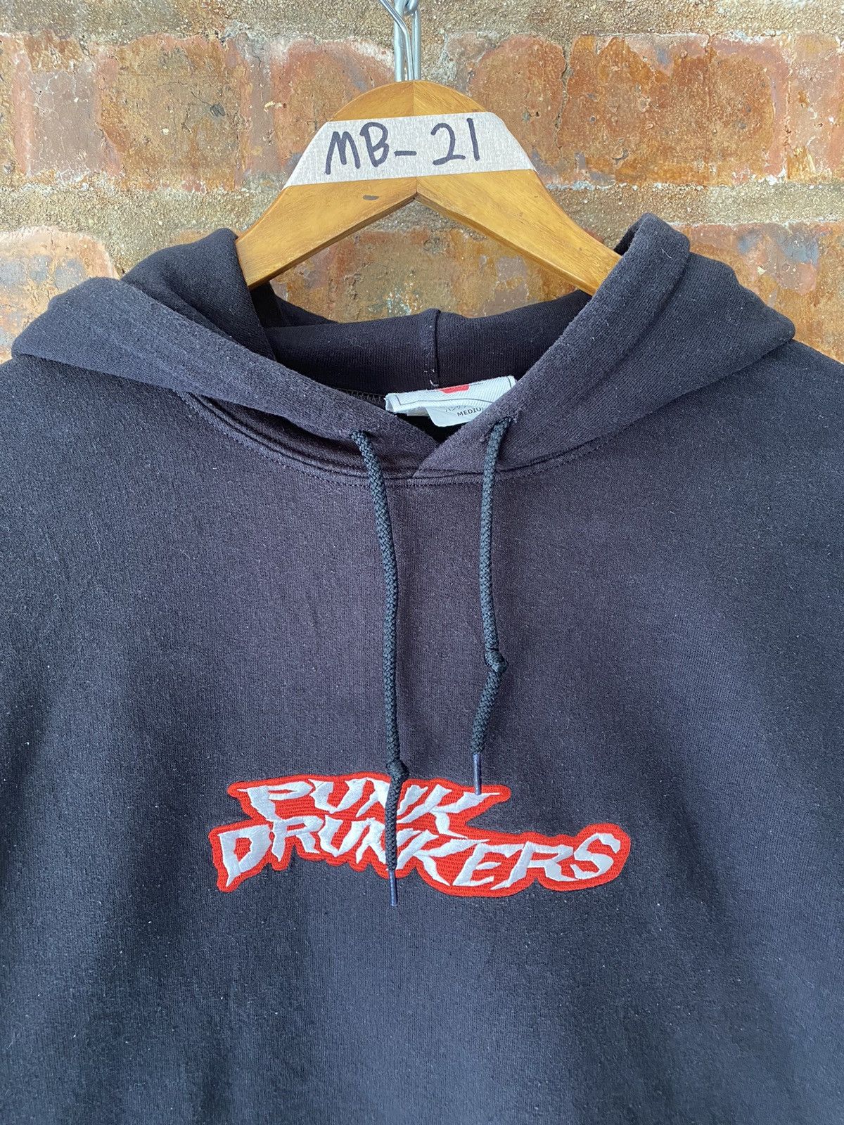 Japanese Brand 2000s Punk Drunker Japan embroidered logo hoodie Size US M / EU 48-50 / 2 - 5 Thumbnail