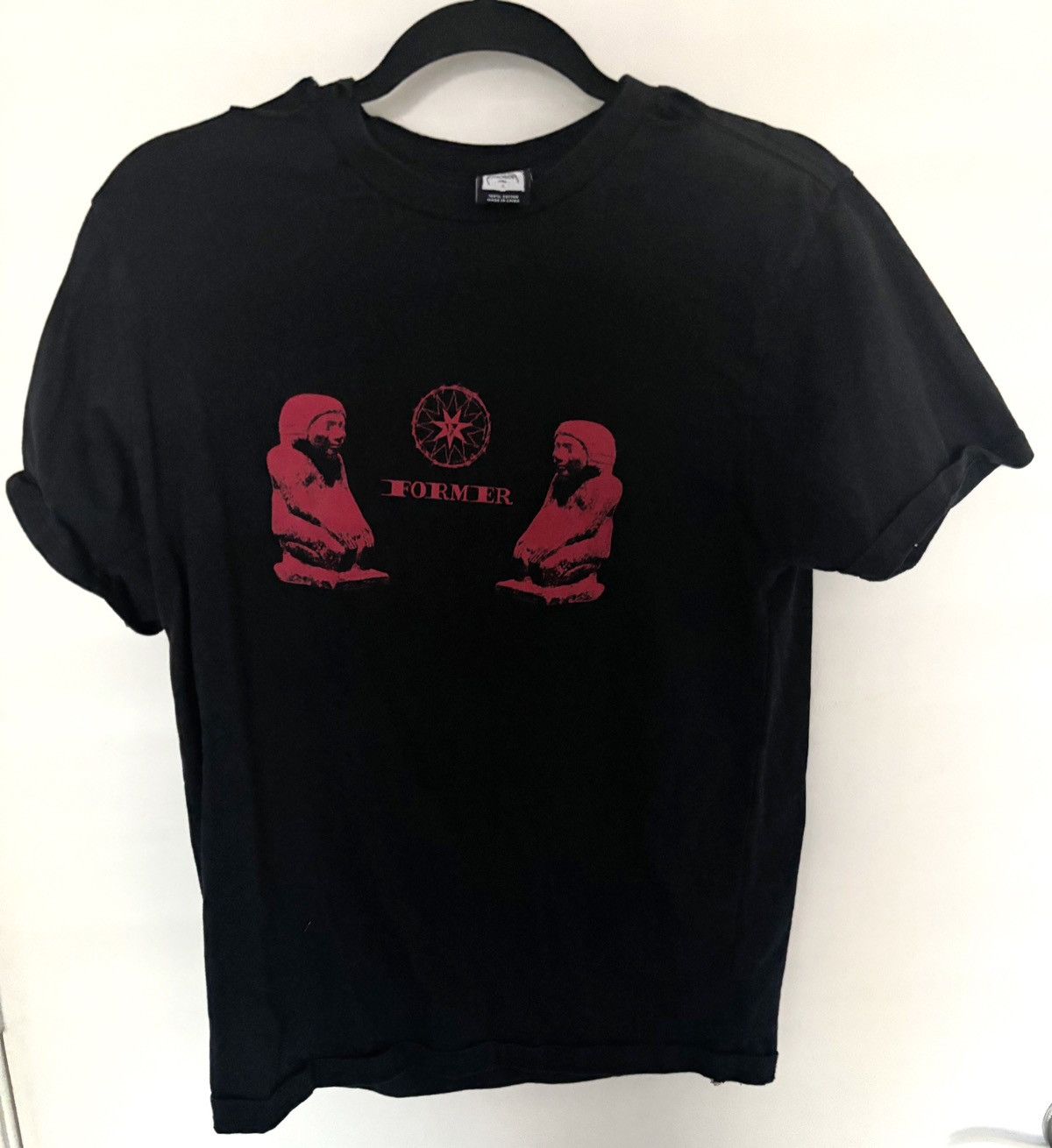 Other Former Black Disstressed Tee Size US S / EU 44-46 / 1 - 1 Thumbnail