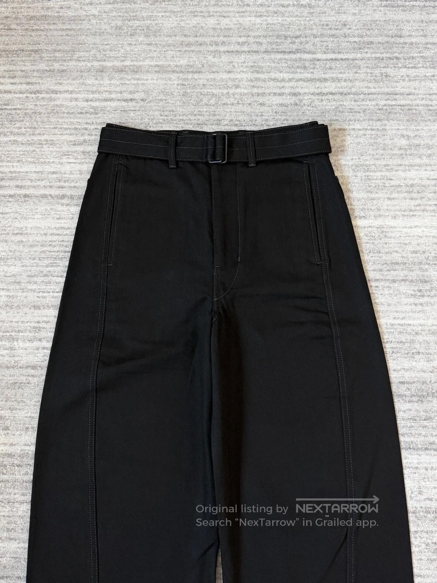 Other Lemaire Twisted Belted Wide Leg Pants. Size 22" - 2 Thumbnail