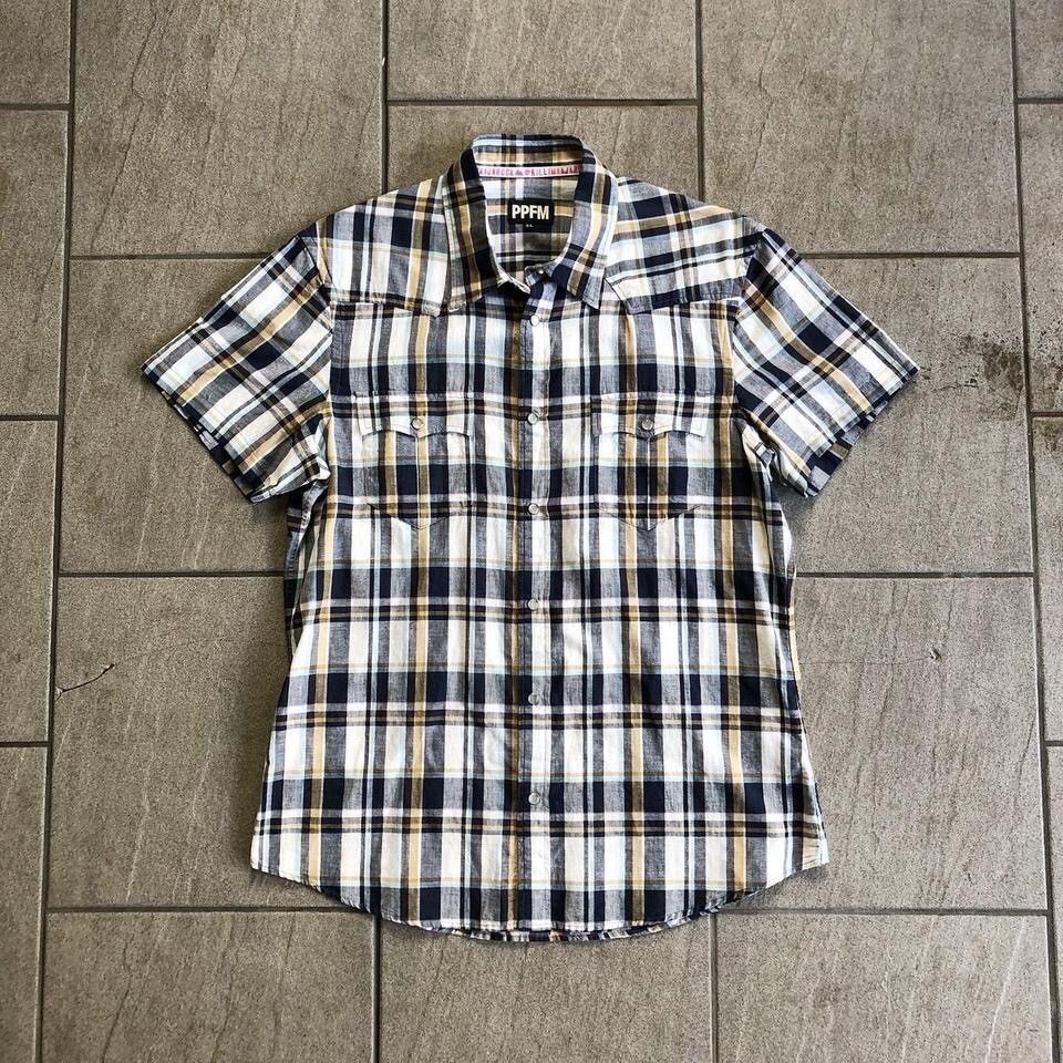 PPFM PPFM western style plaid button up shirt Size US S / EU 44-46 / 1 - 1 Thumbnail