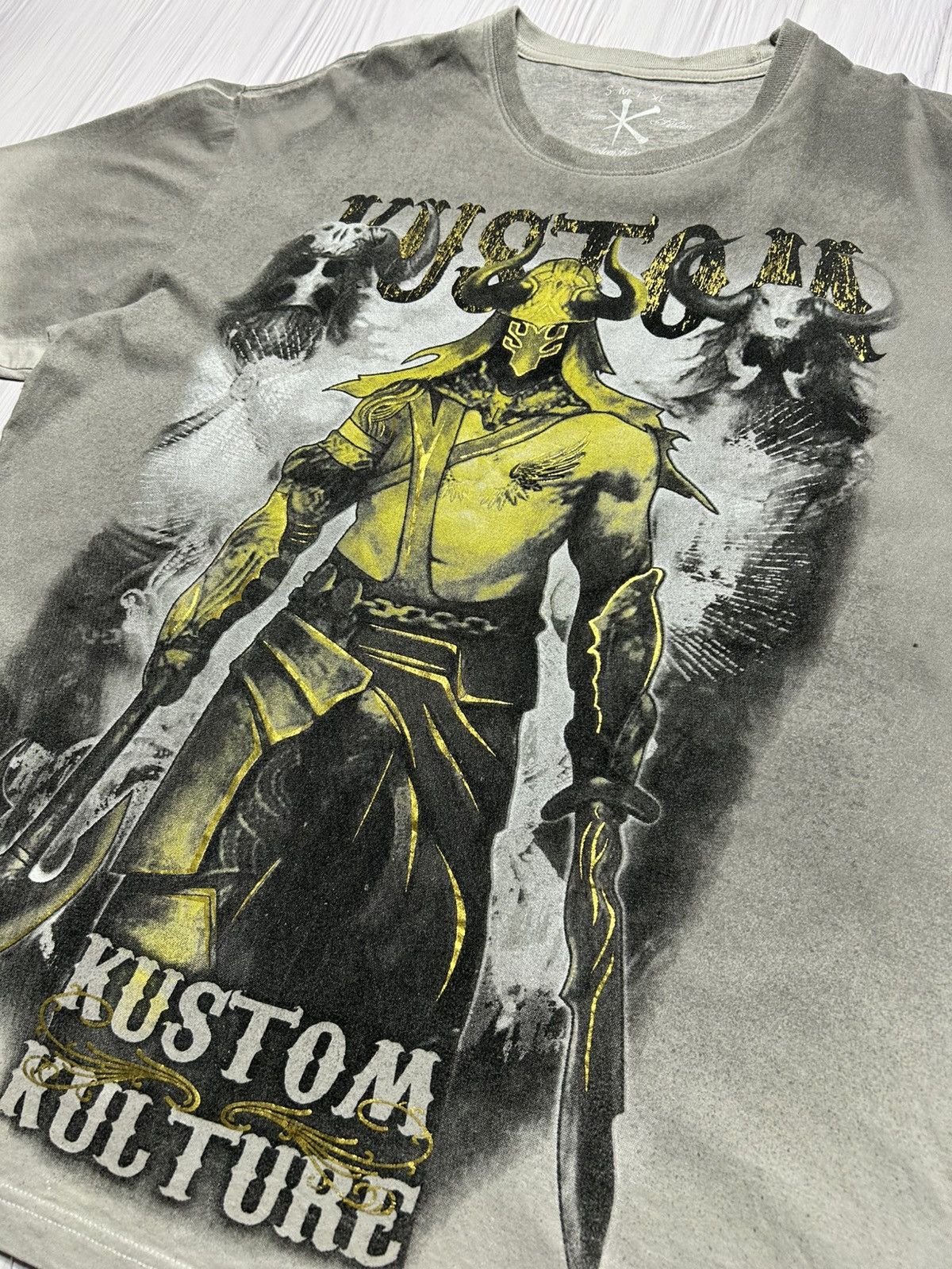 Vintage Kustom Kulture Warrior Man/Woman T-Shirt Size US XL / EU 56 / 4 - 6 Thumbnail