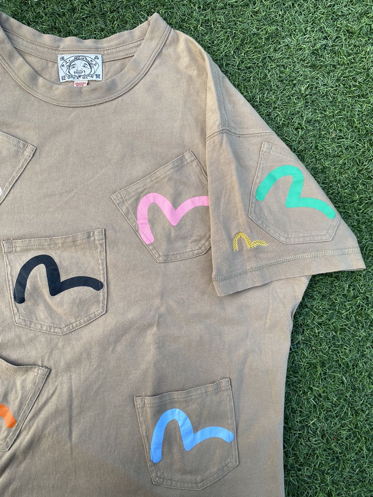 Evisu RARE T SHIRT EVISU MULTI POCKET TRAVIS SCOTT Size US L / EU 52-54 / 3 - 4 Thumbnail
