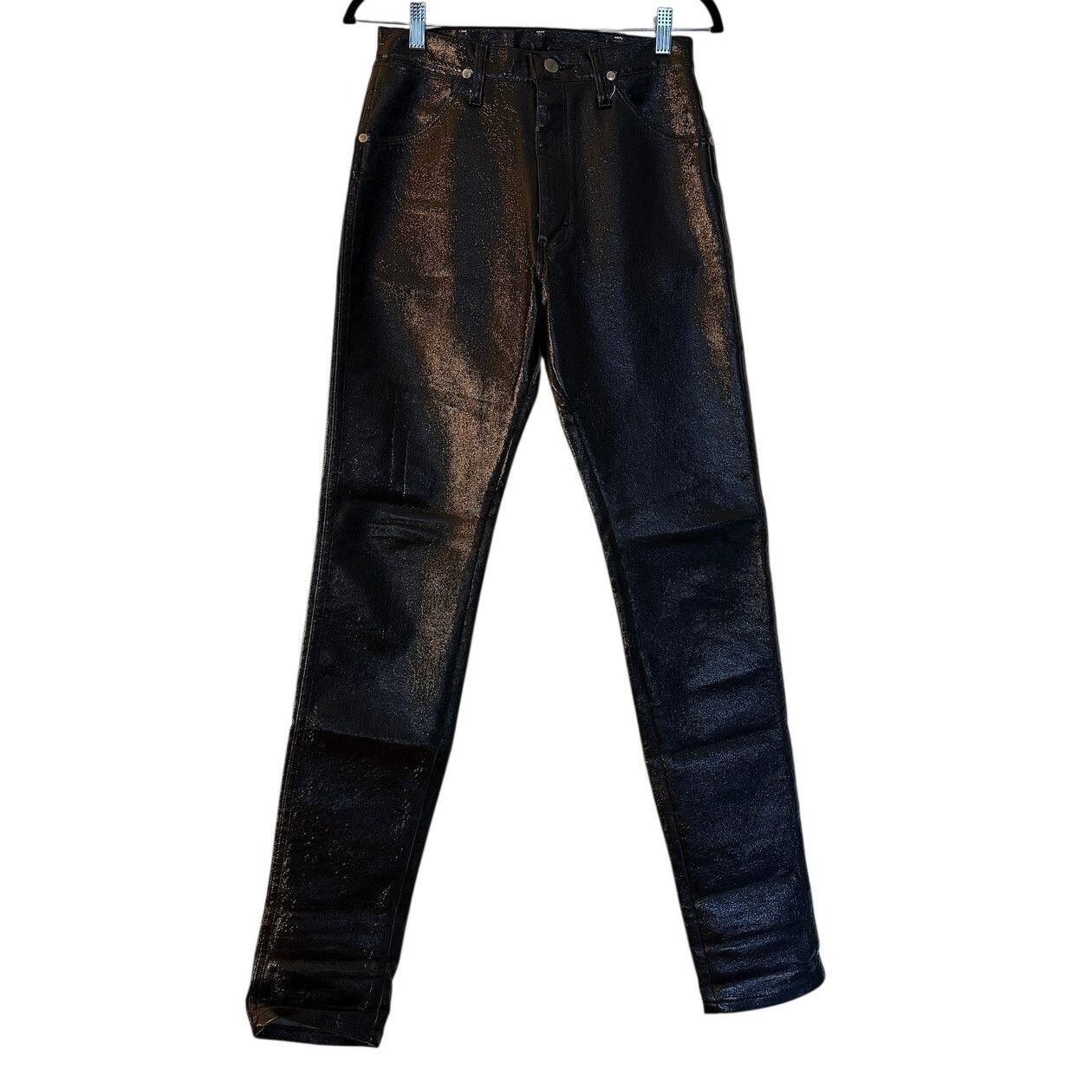 Wrangler Wranglers Vintage Pleather Pants Size 25" / US 0 / IT 36 - 1 Thumbnail