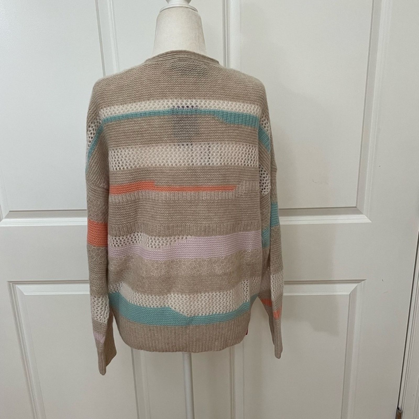 360Cashmere Rare Multiple Stripes Cashmere Sweater from 360 Cashmere Size XS / US 0-2 / IT 36-38 - 4 Thumbnail