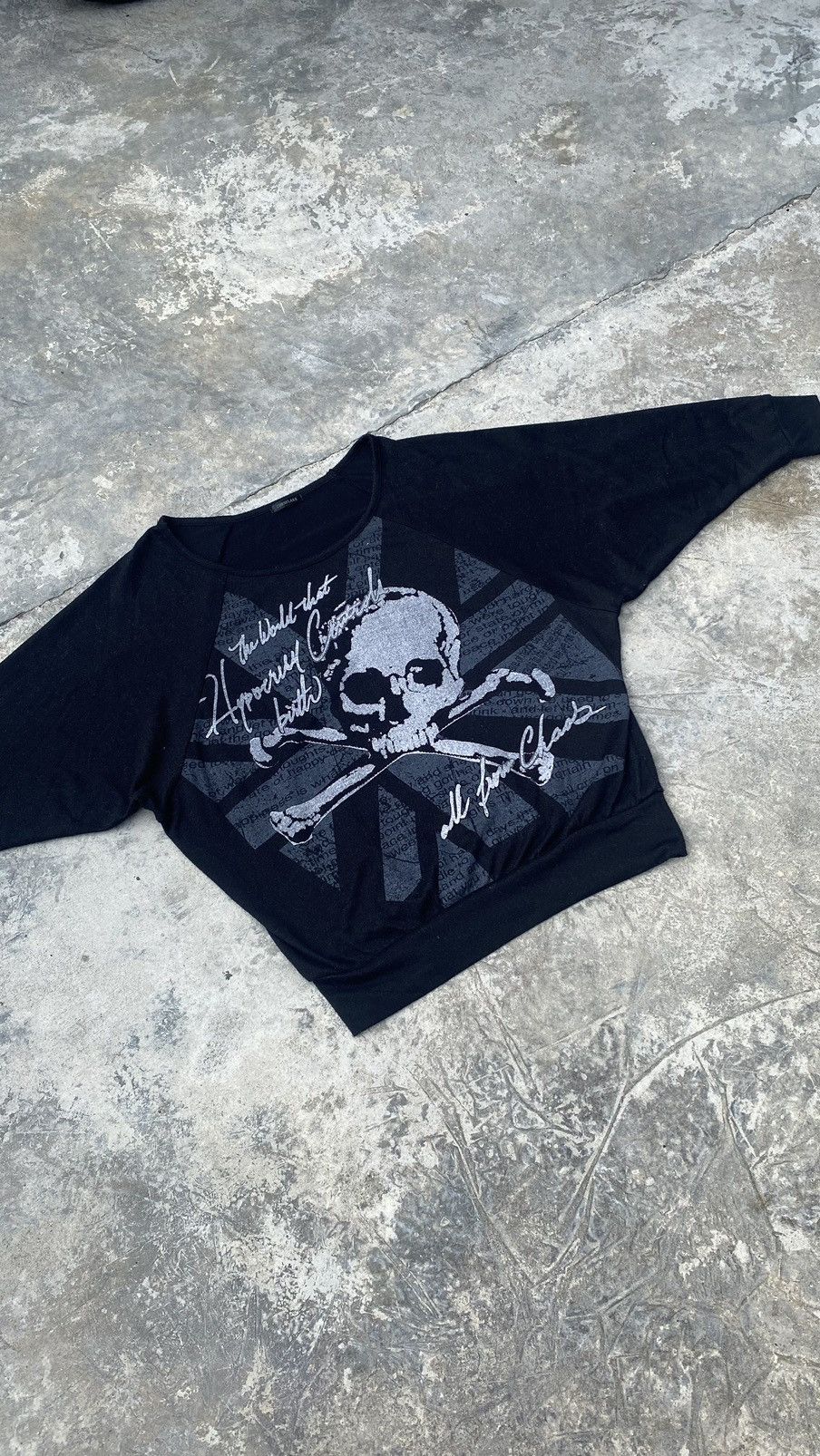 image of Avant Garde x Le Grande Bleu L G B Loose Punk Knitwear in Black, Men's (Size Large)