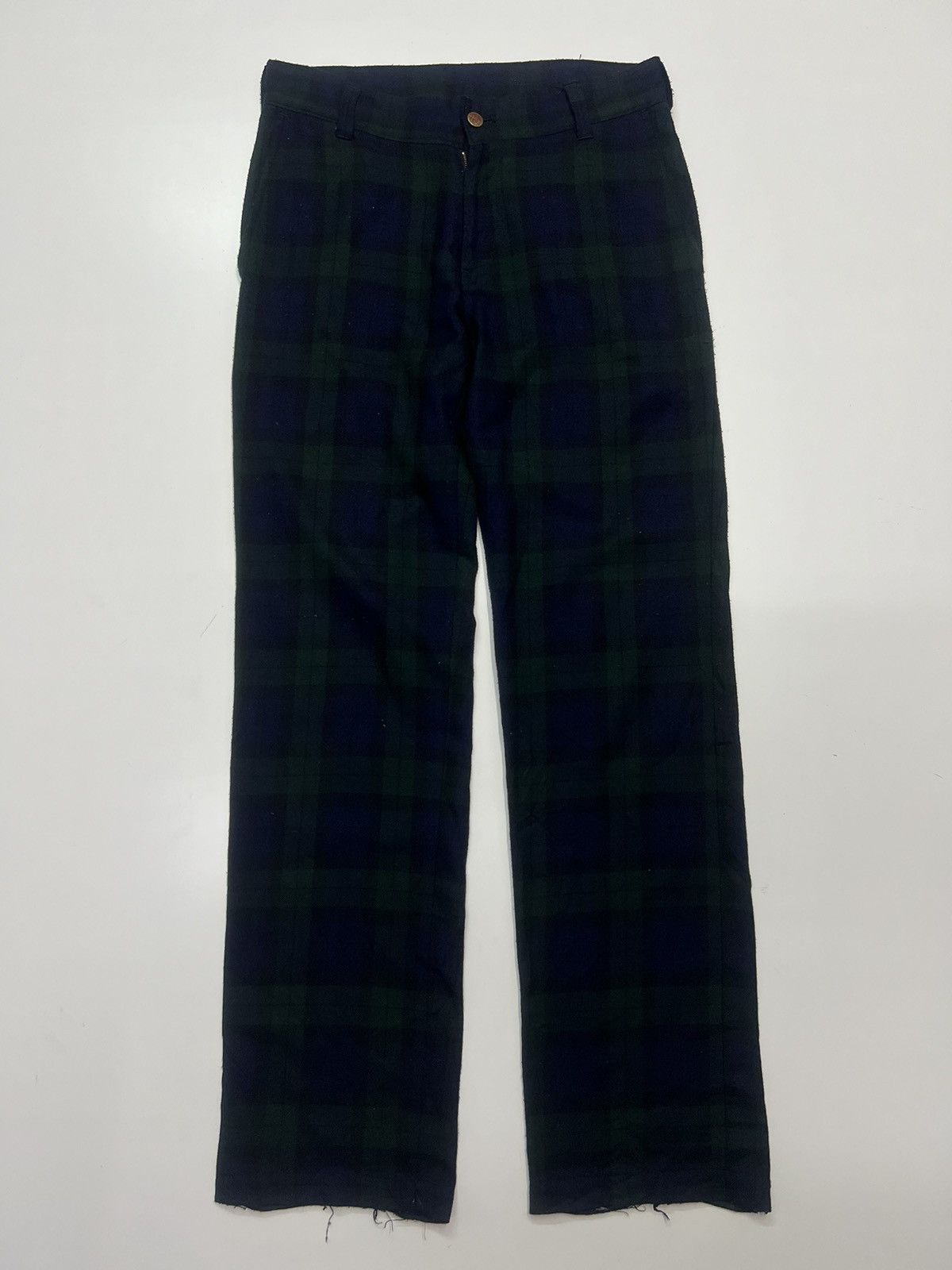 Japanese Brand ROUND HOUSE CHECKED PANTS SIZE 32 Size US 32 / EU 48 - 1 Thumbnail
