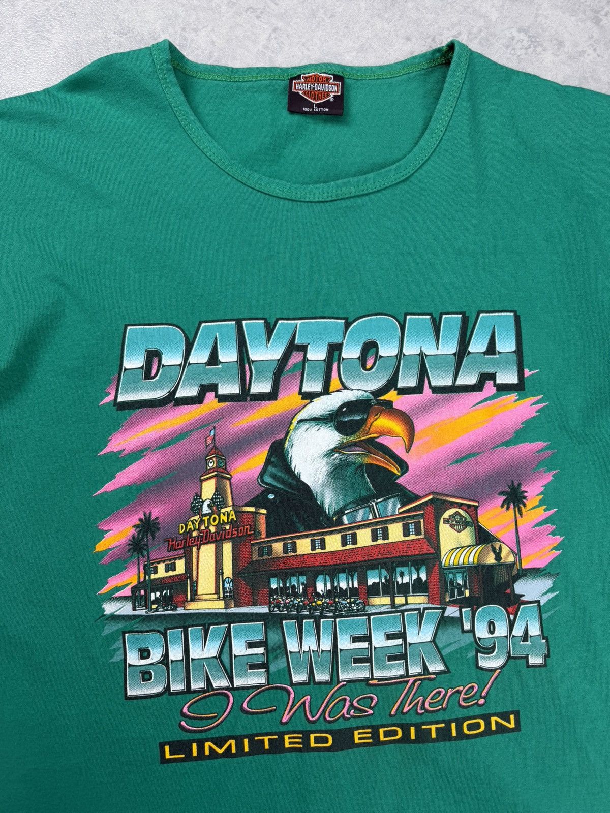 Harley Davidson Harley Davidson 90’s Daytona Biker Week Tee Shirt Size L Size US L / EU 52-54 / 3 - 3 Thumbnail