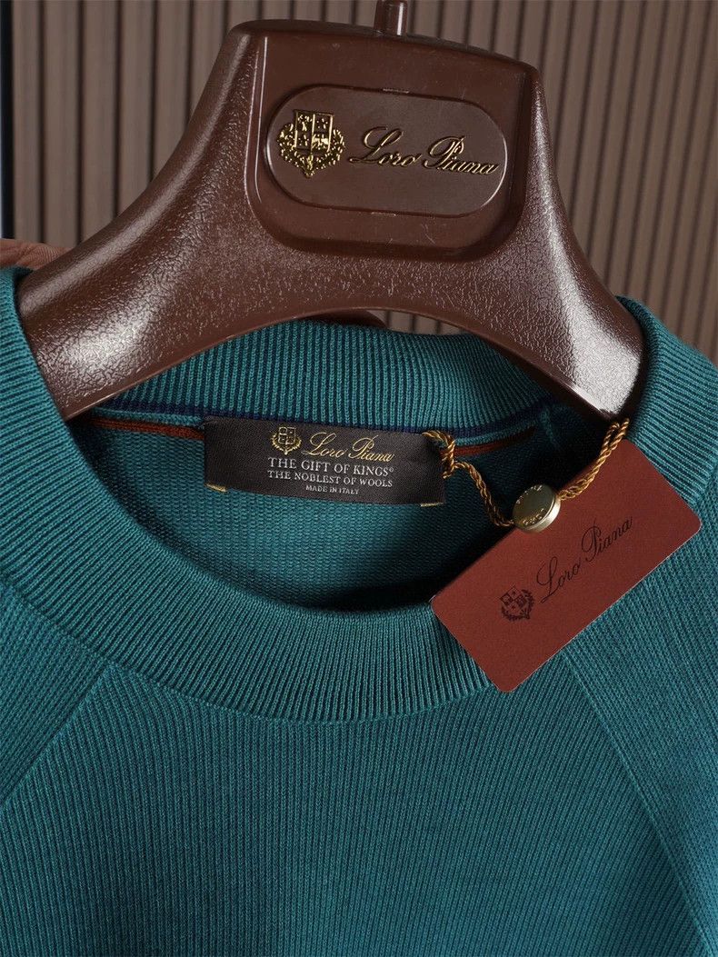 Loro Piana LORO PIANA Ceiling fabric GOK turquoise 12 micron knit swe Size US XL / EU 56 / 4 - 5 Thumbnail