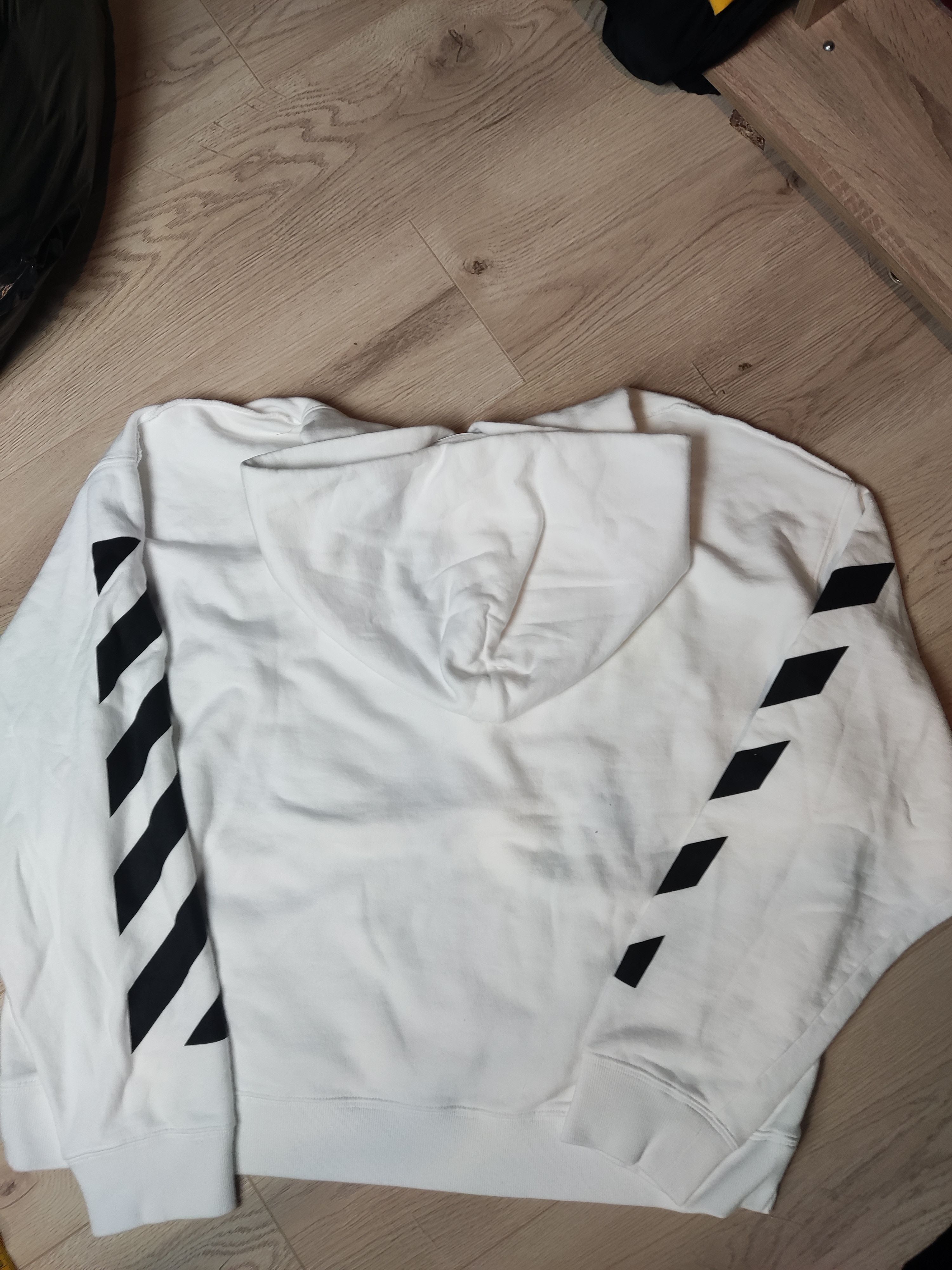 Off-White Off white Helvetica oversized hoodie diag arrow print stripe Size US XXL / EU 58 / 5 - 3 Thumbnail