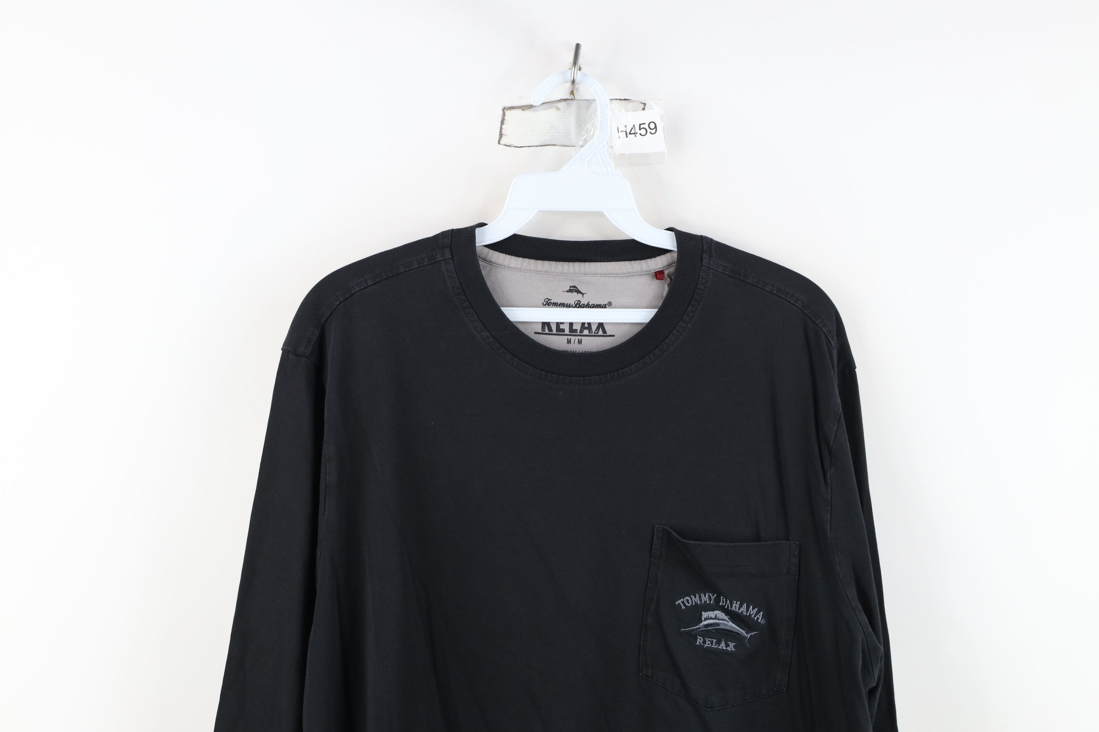 Tommy Bahama Vintage Tommy Bahama Relax Spell Long Sleeve T-Shirt Black Size US M / EU 48-50 / 2 - 2 Thumbnail