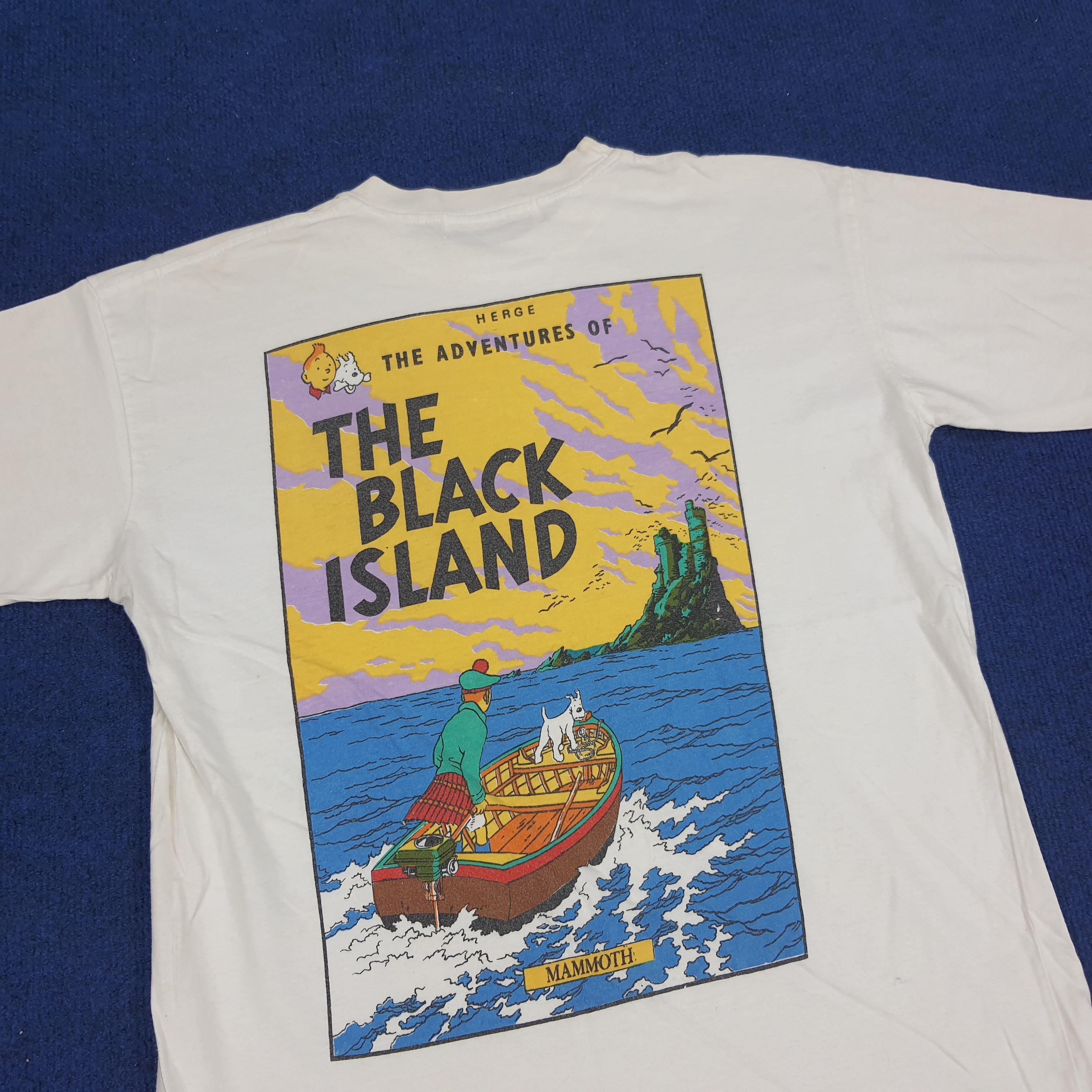 Vintage Vintage The Adventure of Tin Tin The Black Island Tshirt Size US M / EU 48-50 / 2 - 2 Thumbnail