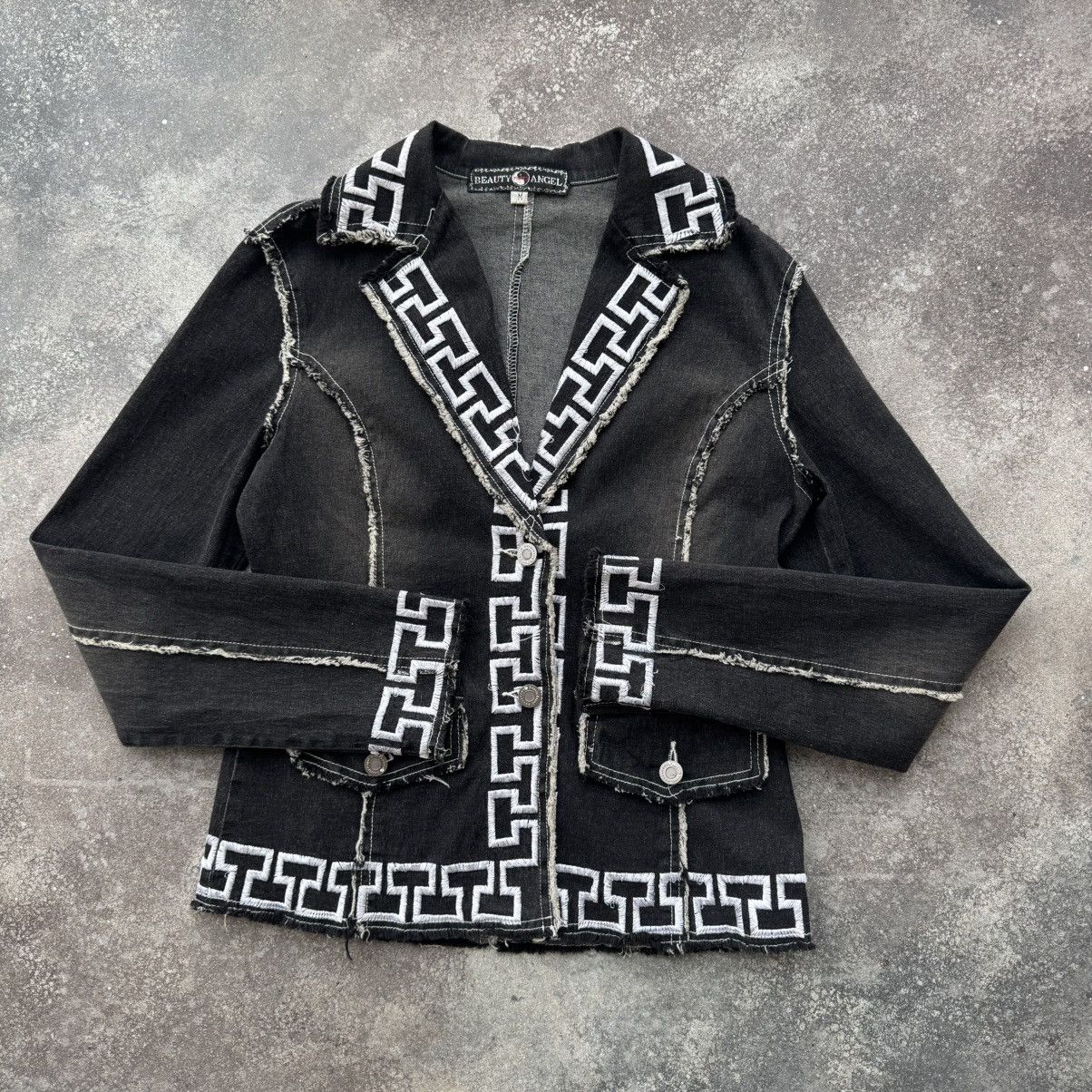 20471120 × Japanese Brand Beauty Angels Vintage Denim Blazer Size M / US 6-8 / IT 42-44 - 1 Thumbnail