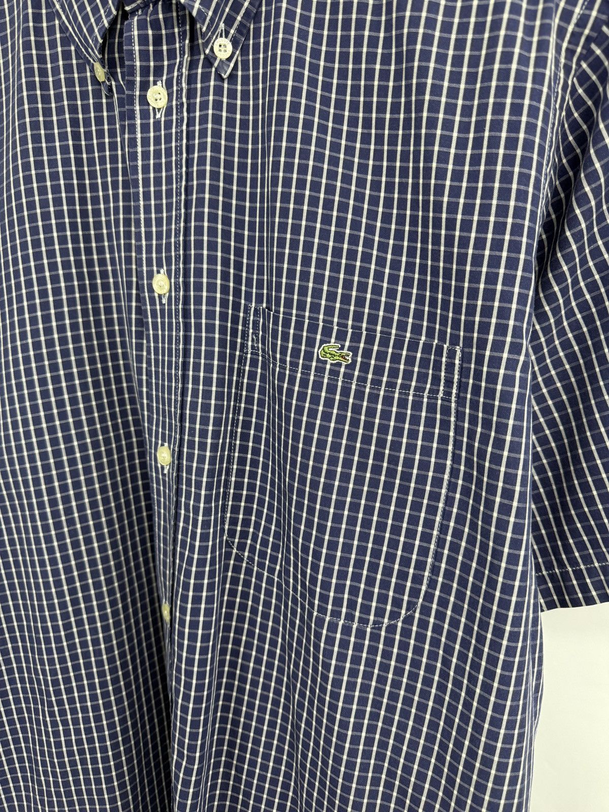 Lacoste 🇫🇷 Vintage 90s Lacoste Shirt Made in France Retro Rare Hype Size US XL / EU 56 / 4 - 4 Thumbnail