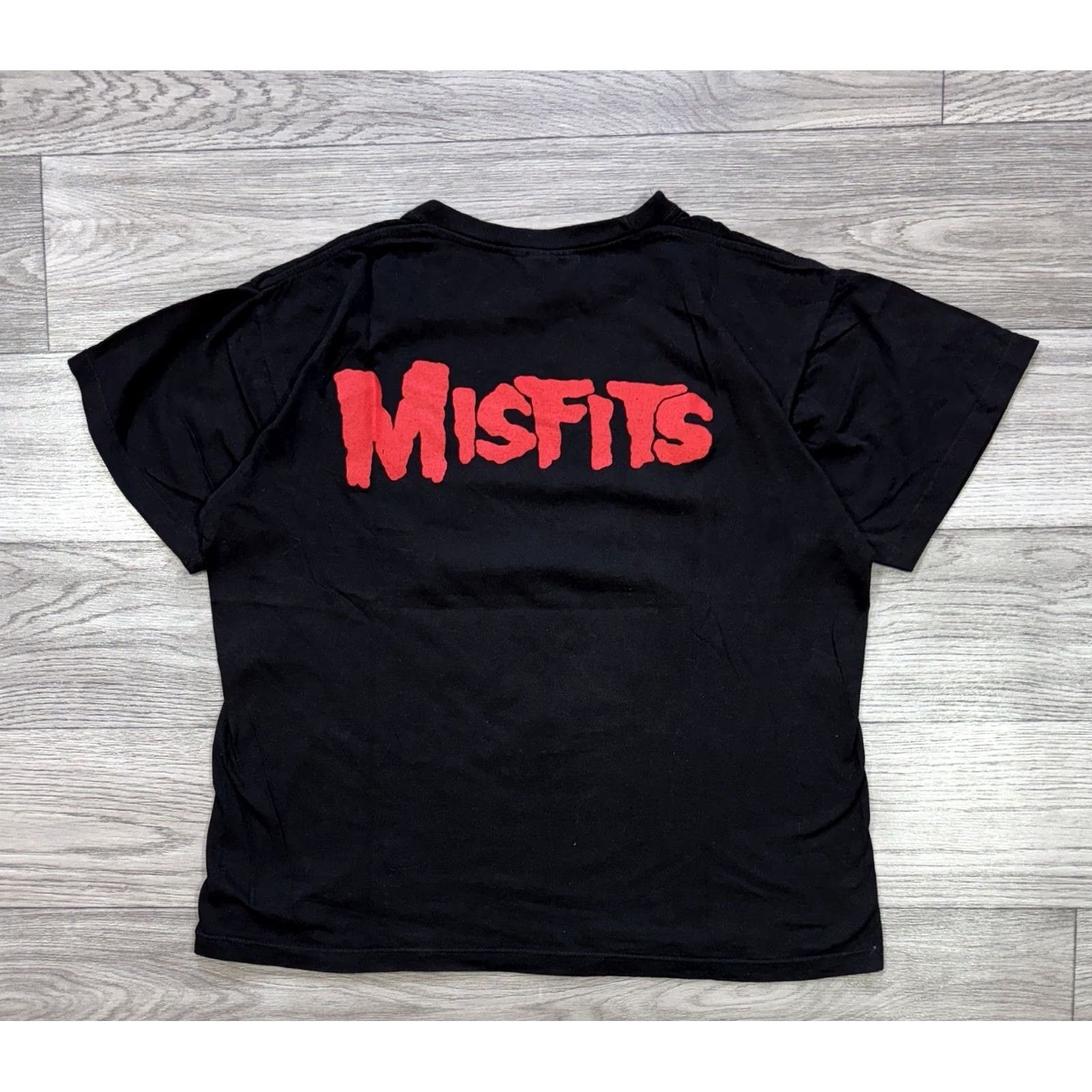 Vintage Misfits Band T-Shirt Black Skull Crimson Ghost Logo Punk Rock Tee XL Unisex Adults Short Sleeve Shirt Men Women Size US XL / EU 56 / 4 - 2 Thumbnail