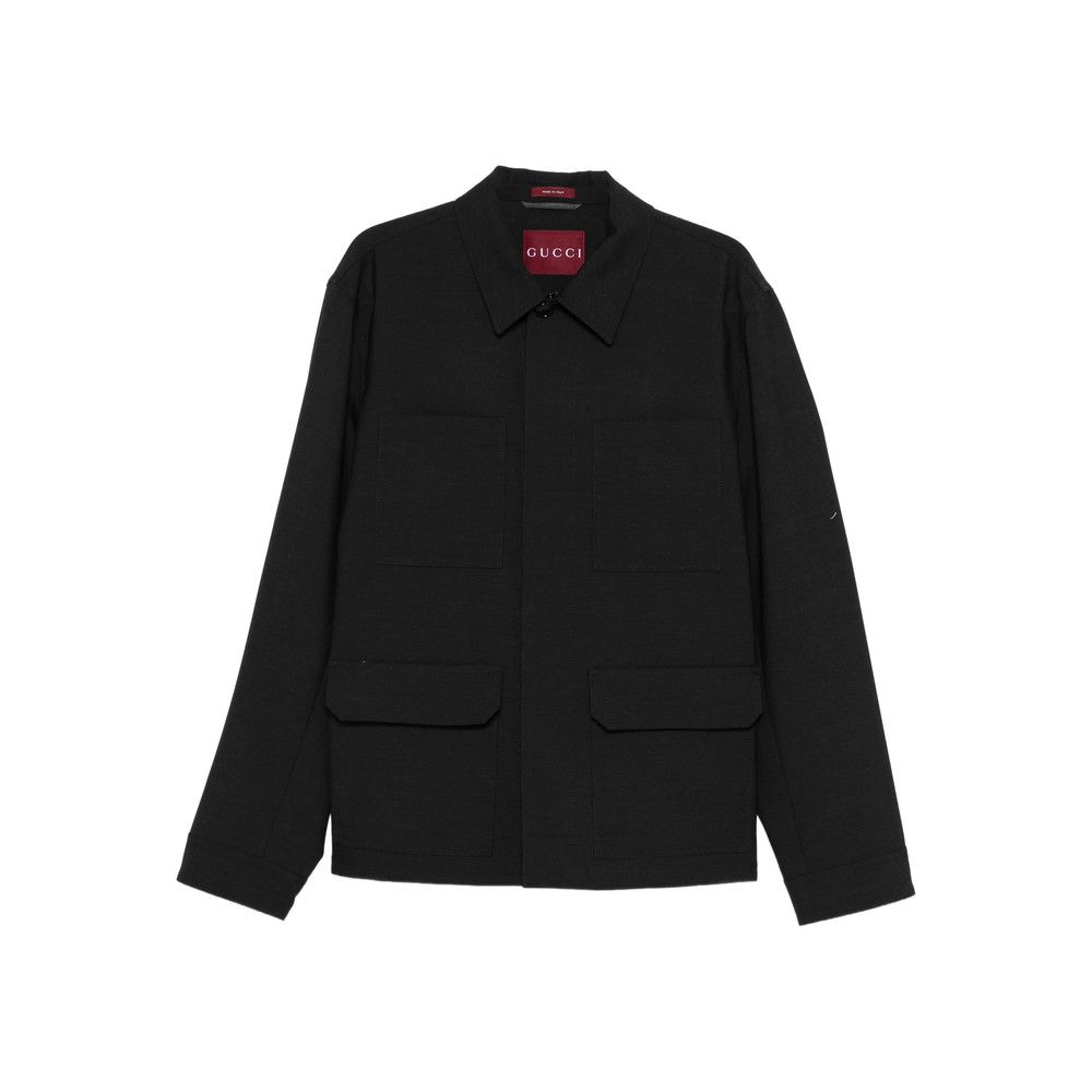 Gucci Gucci GREY Jackets - Shirt Jackets Size US M / EU 48-50 / 2 - 1 Thumbnail