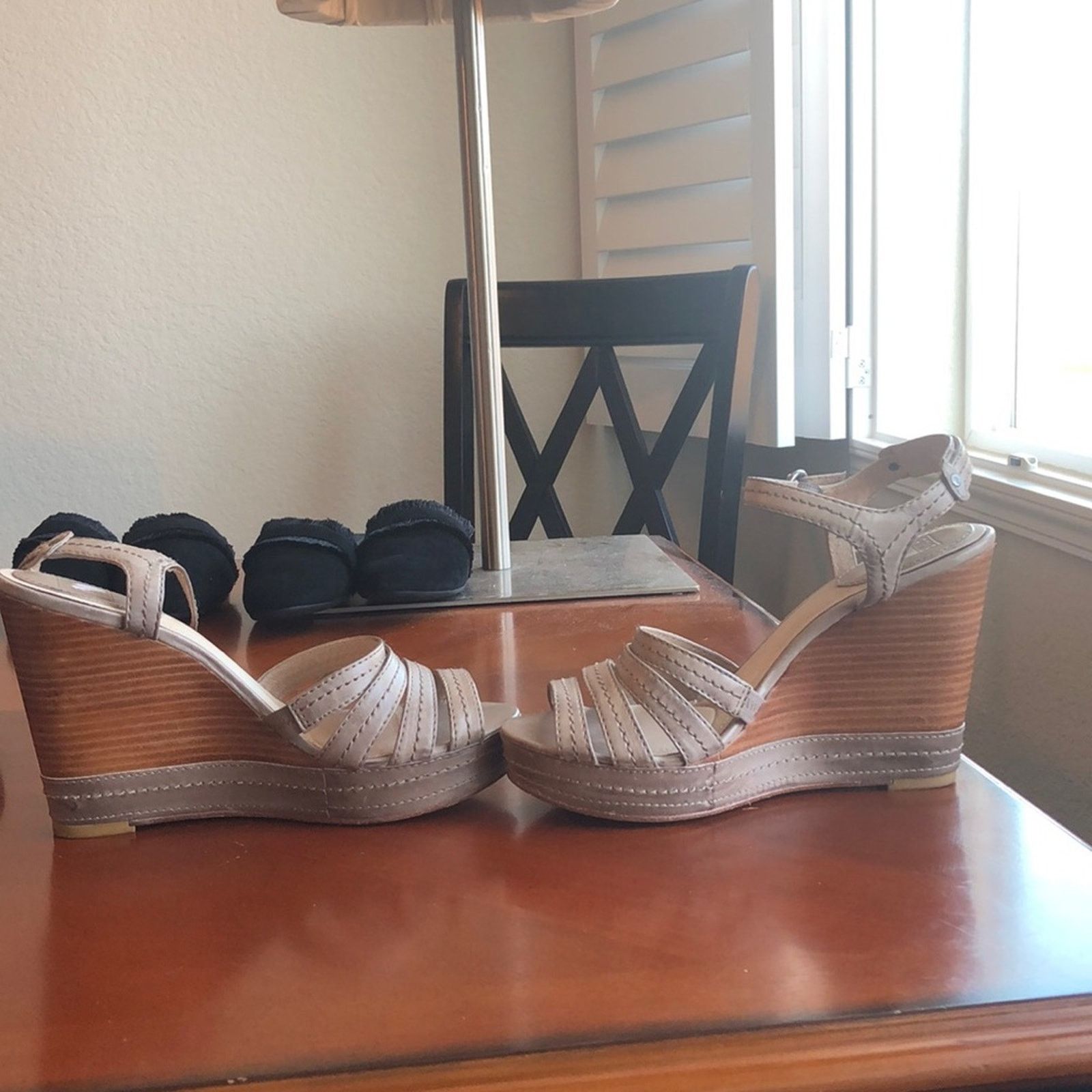 Frye Frye Corrina Stich leather wedge western bohemian sz 9.5 Size US 9.5 / IT 39.5 - 6 Thumbnail