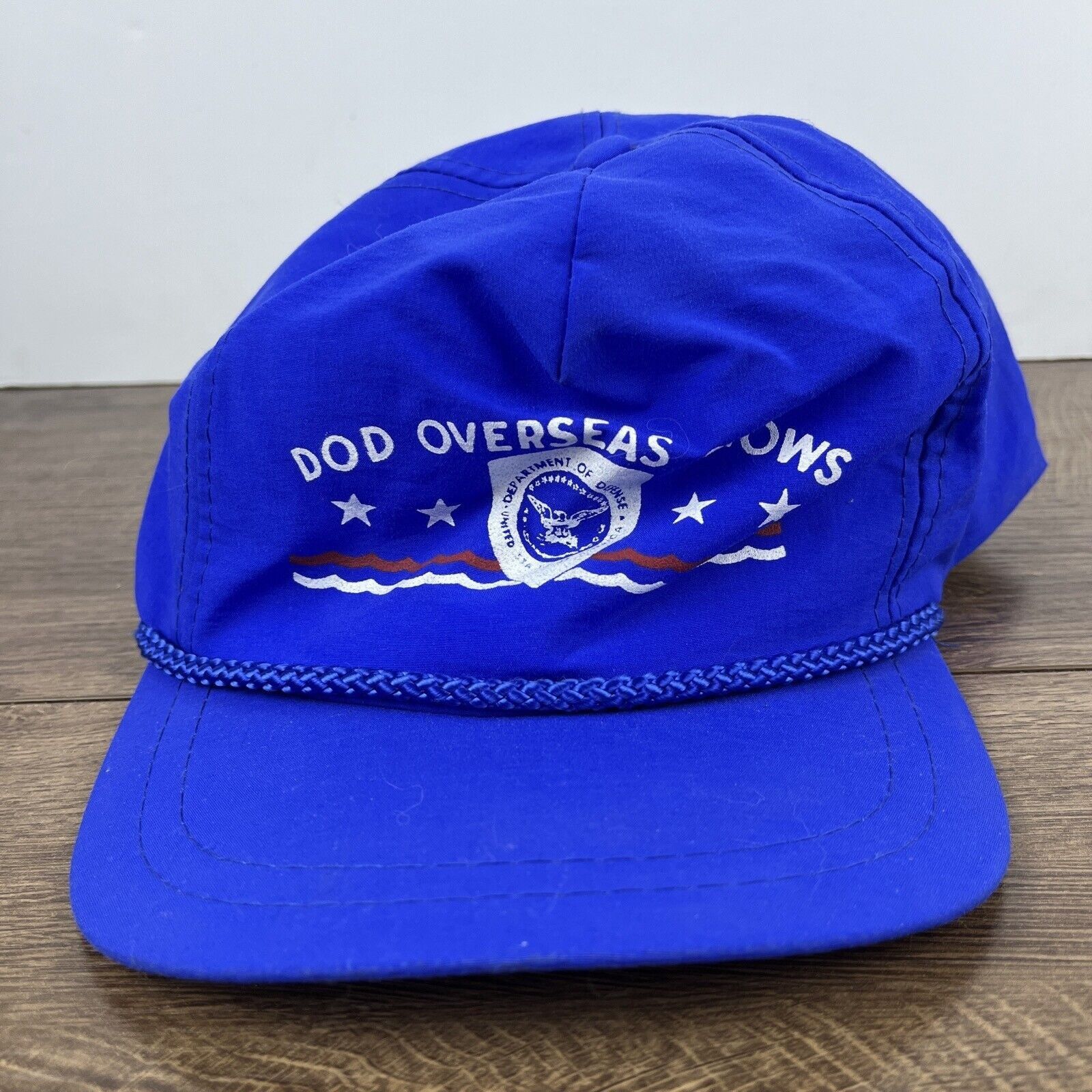 Other DOD Overseas Shows Hat DOD Blue Hat Snapback Adjustable Adul Size ONE SIZE - 4 Thumbnail