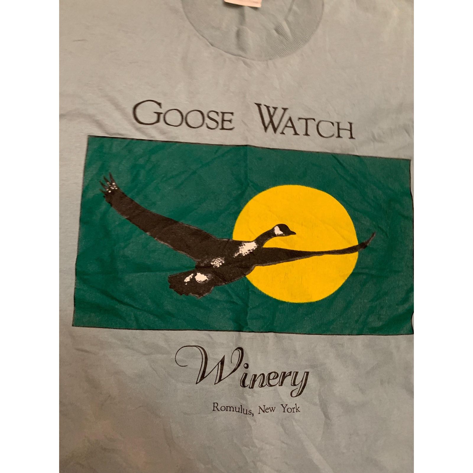 Fruit Of The Loom Vintage goose watch winery Romulus New York T shirt size xl Size US XL / EU 56 / 4 - 3 Thumbnail