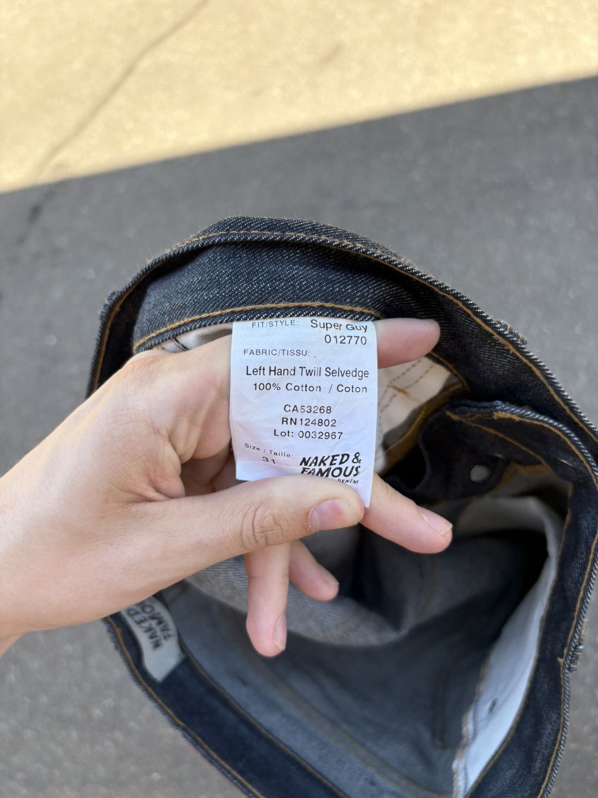 Naked & Famous Naked & Famous Denim Guy Left Hand Twill Selvedge Japanese Size US 31 - 10 Thumbnail
