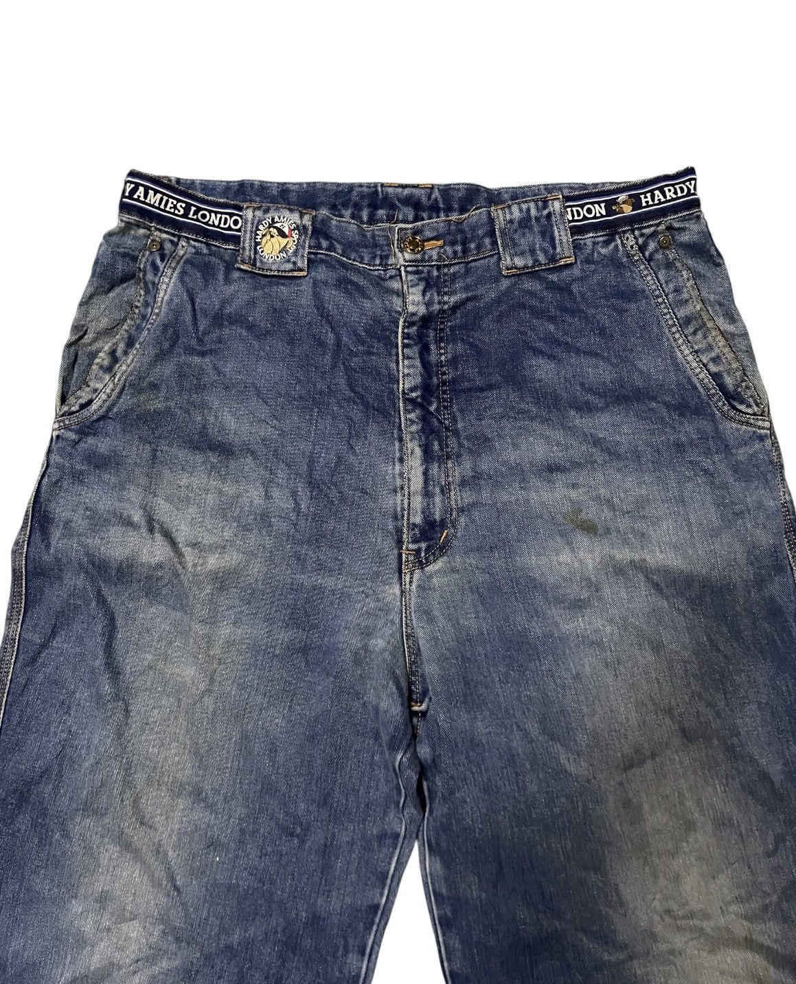 Hardy Amies FLARE !! Hardy Amies Denim Pants Size US 38 / EU 54 - 6 Thumbnail