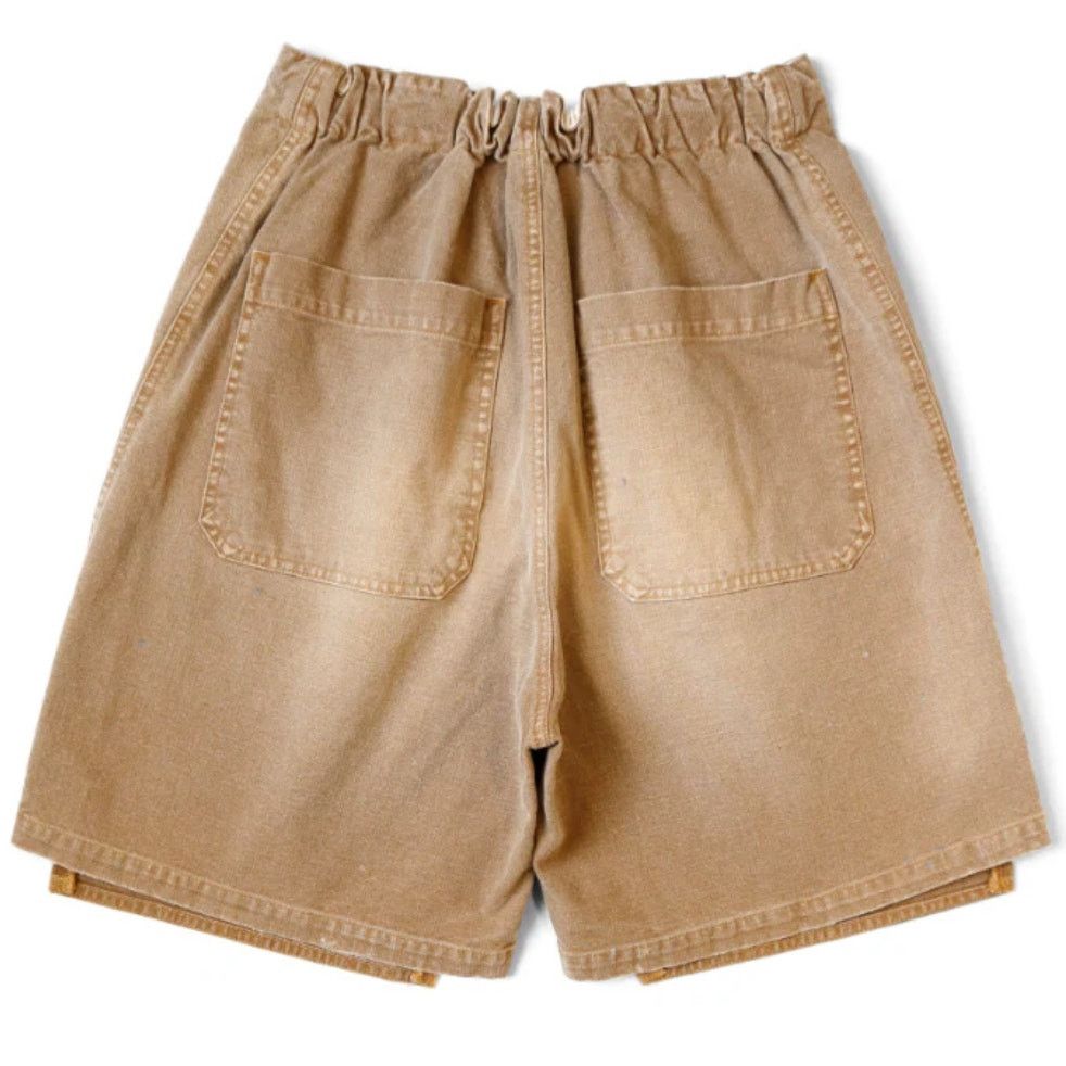 Kapital Kapital Canvas W Knee Easy Shorts (Farmer Remake) Size US 34 / EU 50 - 2 Thumbnail