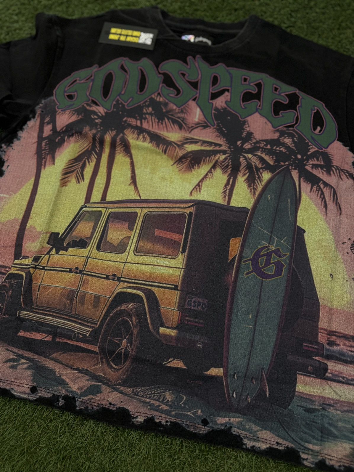 Godspeed Black Miami G Wagon Tee Shirt Size XL (NEW)