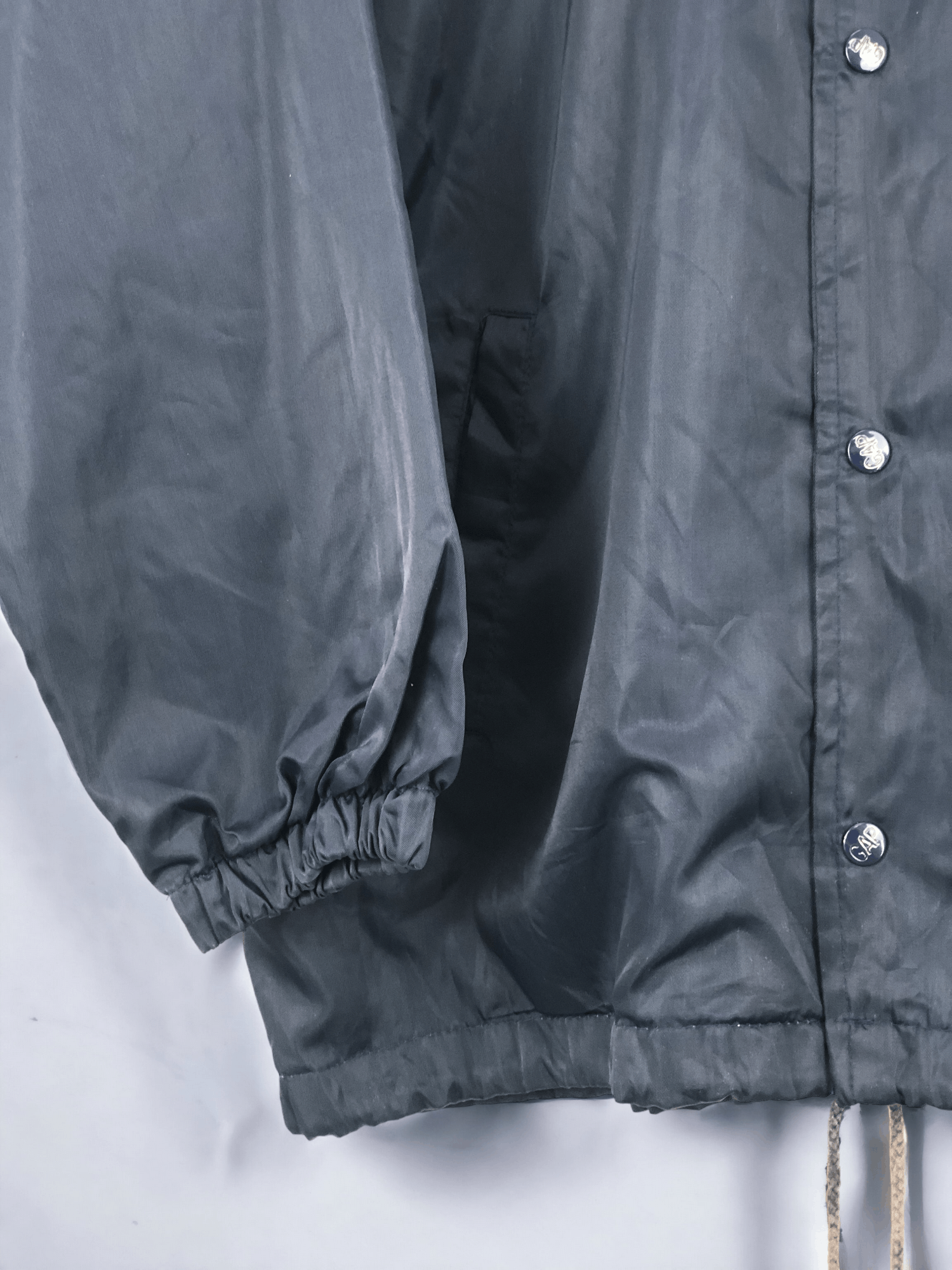 Gap Vintage Gap Embroidered Big Logo Button Up Light Jacket Size US XL / EU 56 / 4 - 8 Thumbnail