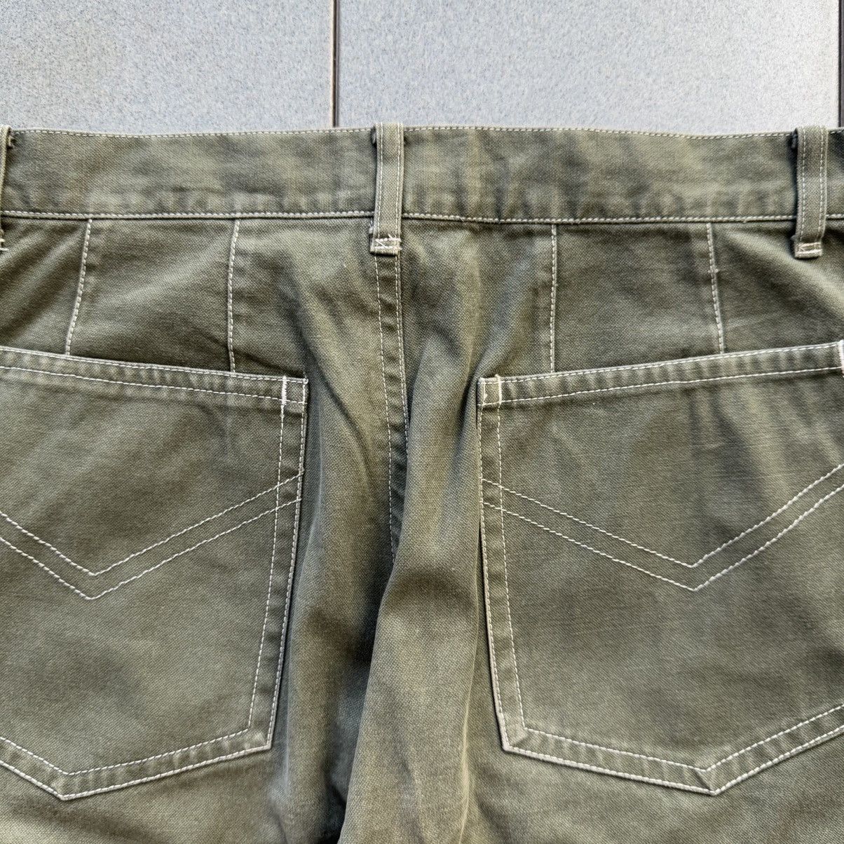 Issey Miyake Vintage 80s Issey Miyake White Stitching Military Trouser Size US 28 / EU 44 - 11 Thumbnail