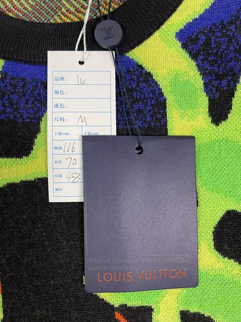 Louis Vuitton Louis Vuitton Flame Print Long Sleeve Sweater. Size US M / EU 48-50 / 2 - 3 Thumbnail