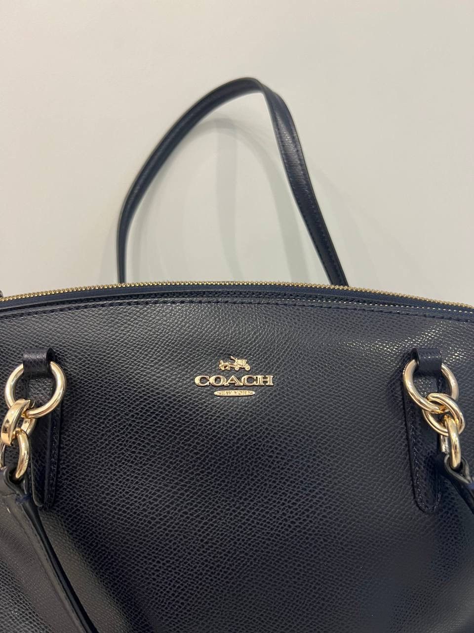 Coach Coach Black Blue Leather Large Size ONE SIZE - 4 Thumbnail