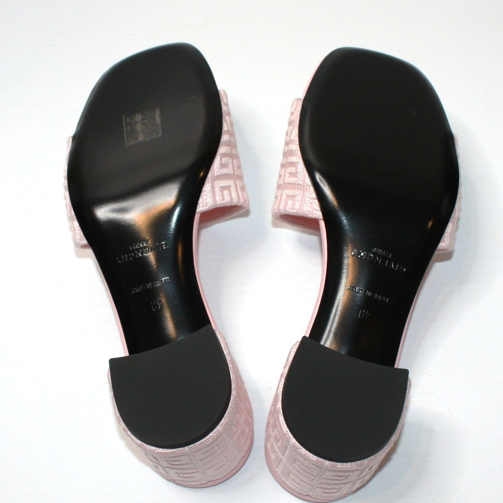 Givenchy 4G Block Heel Slide Sandals in Tender Pink US 10 MSRP $775 Size US 10 / IT 40 - 11 Thumbnail