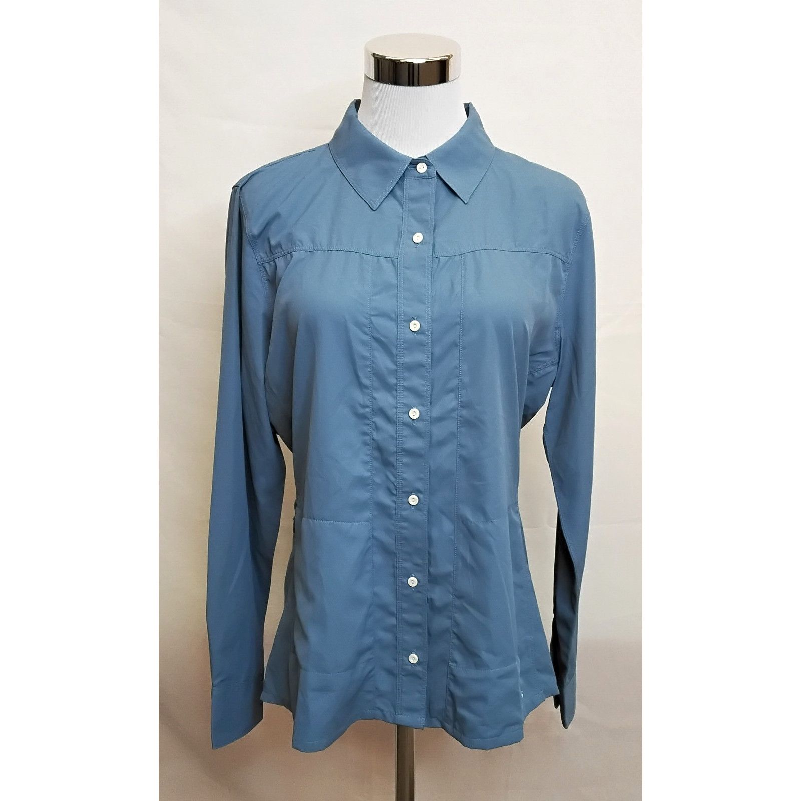 Simms Simms Fishing Isle Shirt Women's M Sky Blue Button Up NWT Size M / US 6-8 / IT 42-44 - 2 Thumbnail