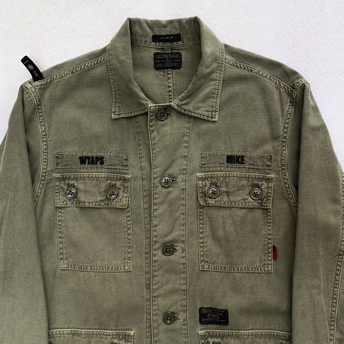 Wtaps WTAPS AW2013 "LIFIST" Military Sateen Shirt Jacket Size US M / EU 48-50 / 2 - 2 Thumbnail