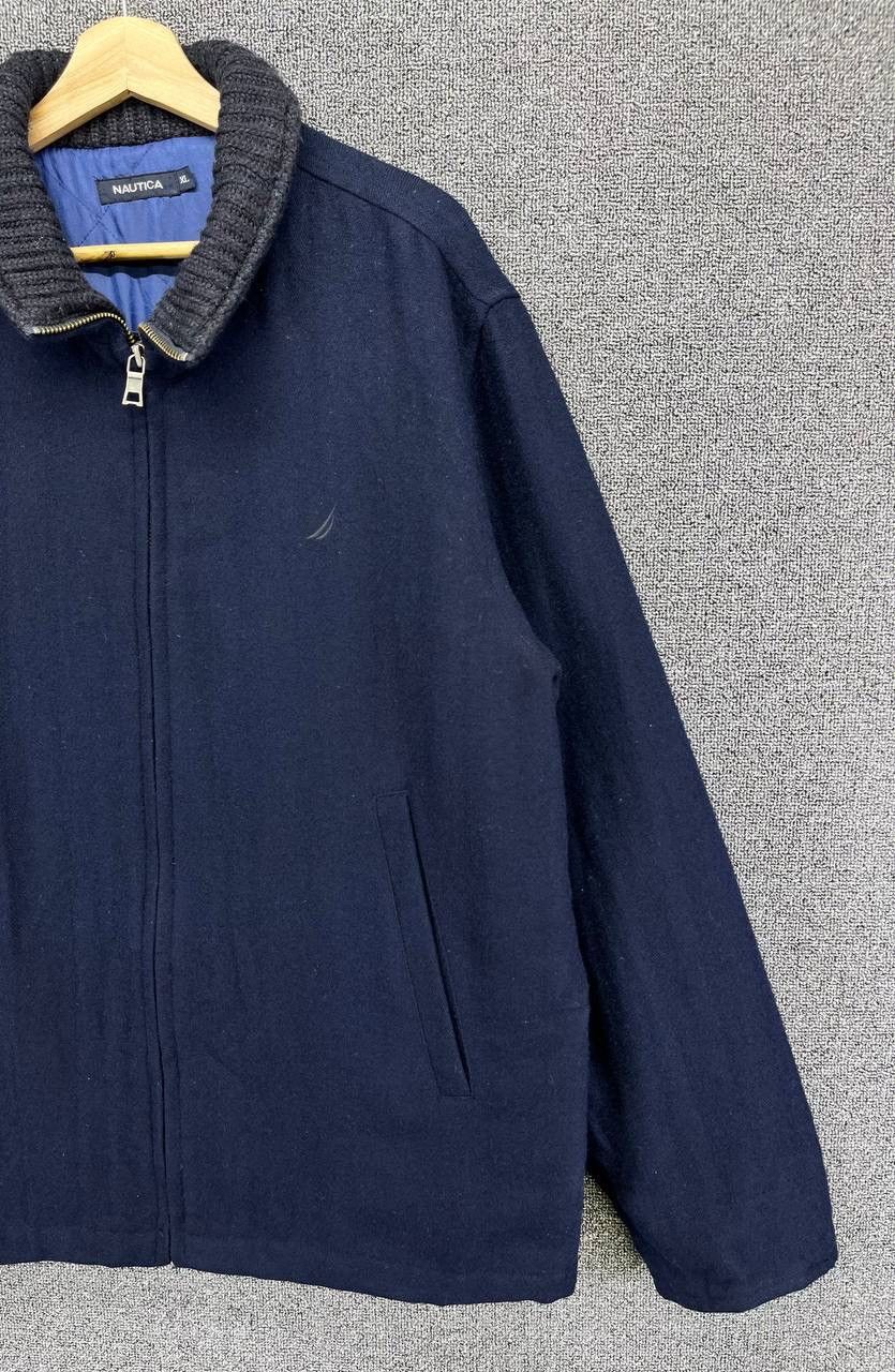 Nautica Vintage Nautica Navy Blue Wool Jacket Size US XL / EU 56 / 4 - 4 Thumbnail
