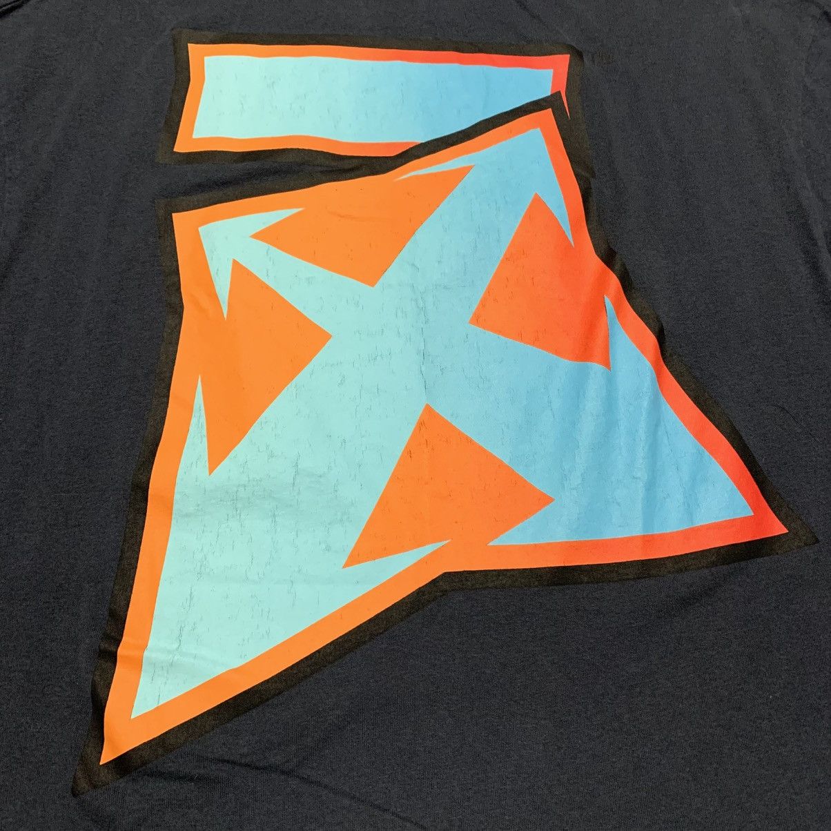 Off-White Off White Medium Lighting Arrows Blue Tee Virgil Abloh Size US M / EU 48-50 / 2 - 3 Thumbnail