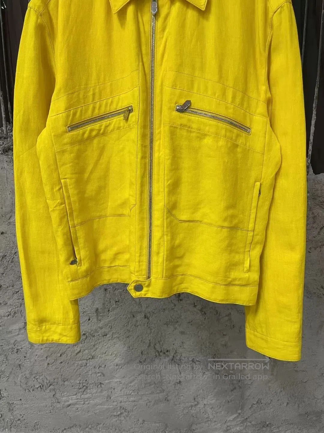 Hermes Hermes Lemon Yellow Denim Jacket. Size US M / EU 48-50 / 2 - 4 Thumbnail