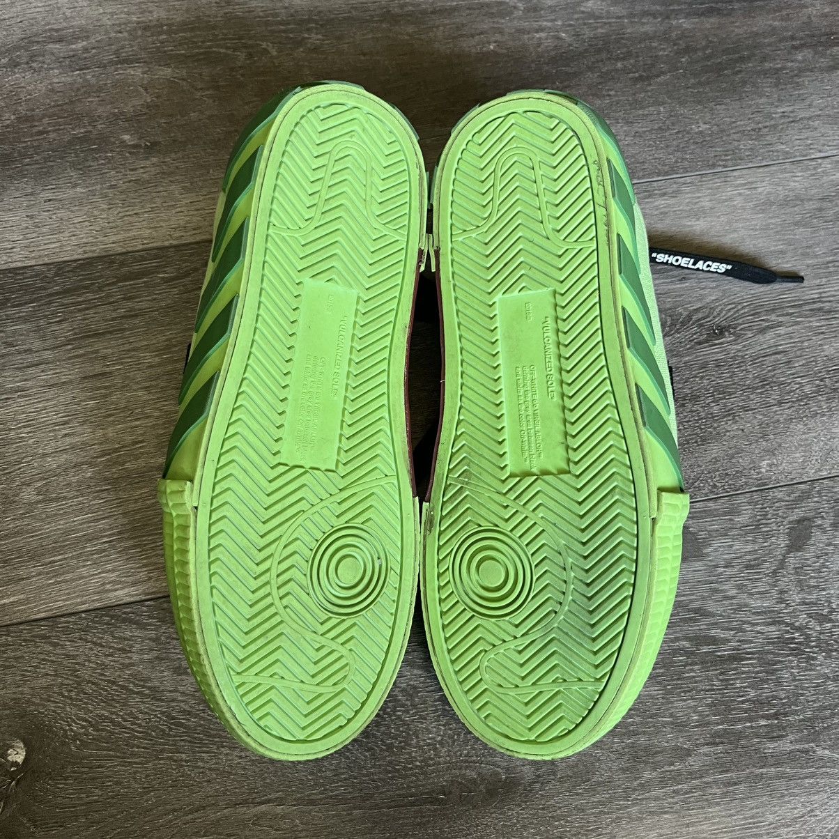 Off-White Off-White Vulc Low Green Canvas FW19 Womens Sneakers Size 38 Size US 8 / IT 38 - 6 Thumbnail