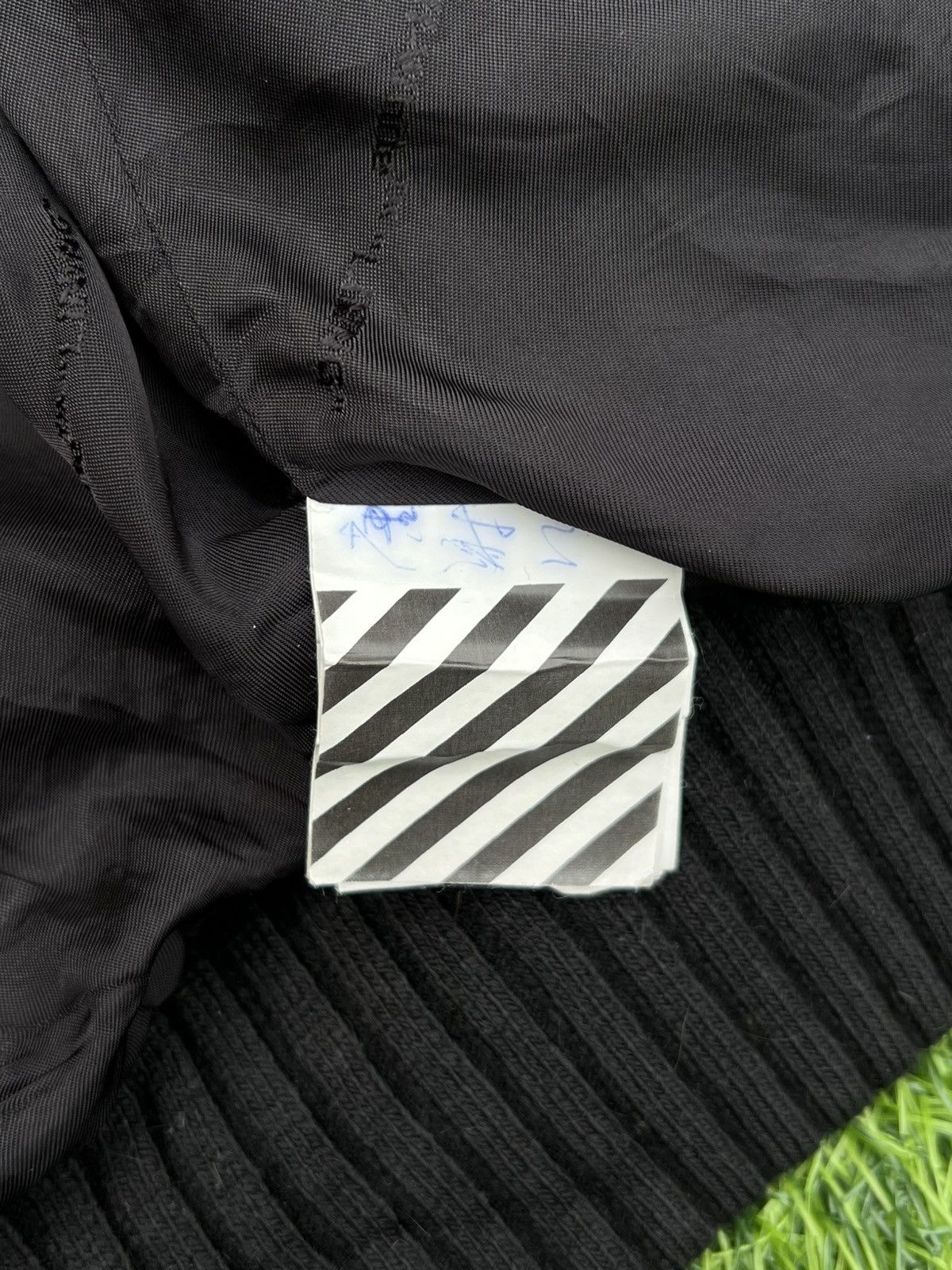 Off-White Off-White c/o Virgil FW20 (Black) Wool VarsityJacket- Large Size US M / EU 48-50 / 2 - 13 Thumbnail
