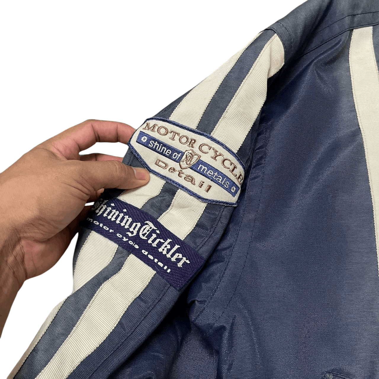 Japanese Brand Vintage Shining Tirkler Motorcycle Jacket Size US L / EU 52-54 / 3 - 5 Thumbnail