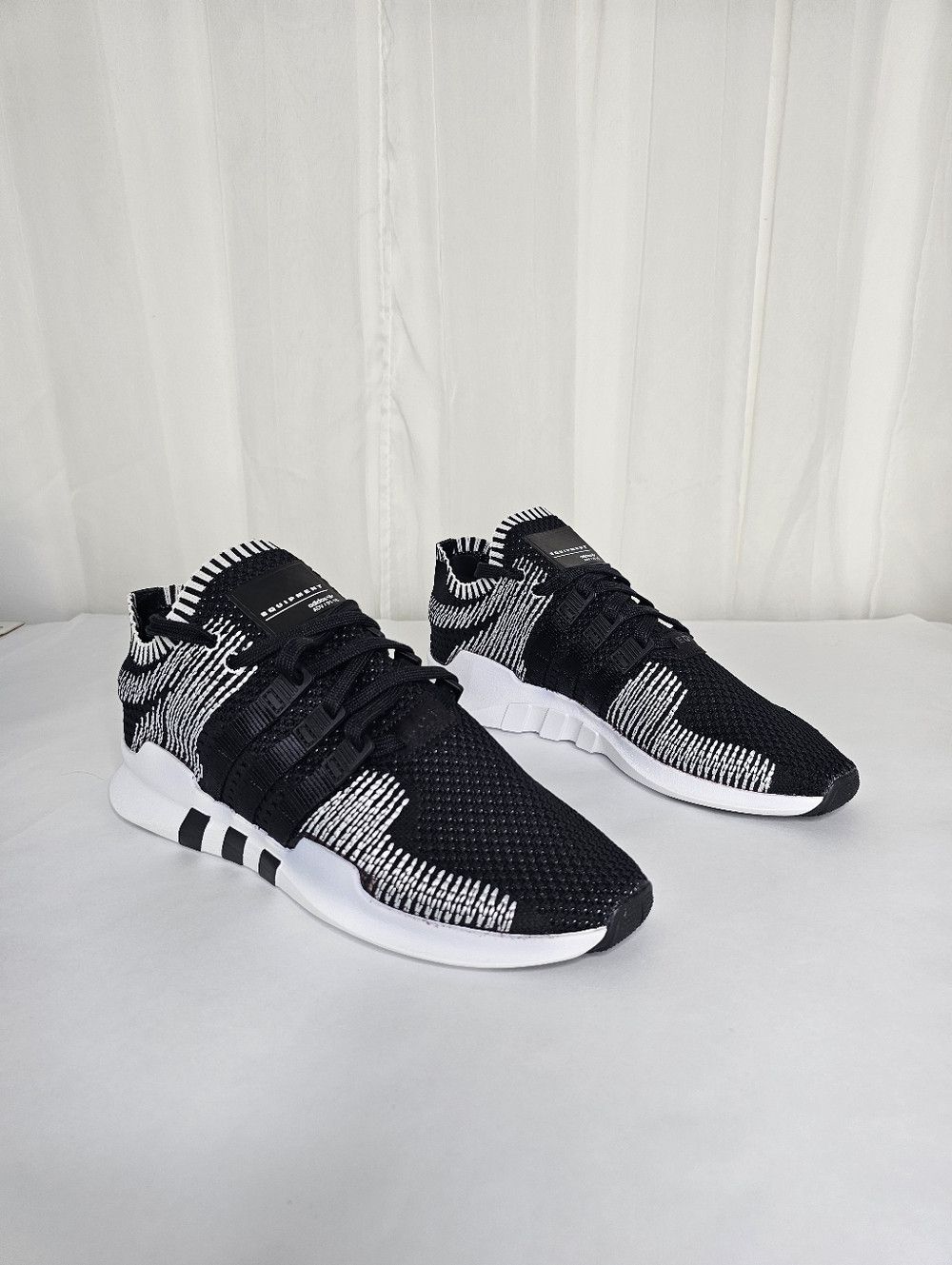 Adidas Adidas EQT Support Adv Primeknit Sneaker Black White Running Size US 8 / EU 41 - 2 Thumbnail