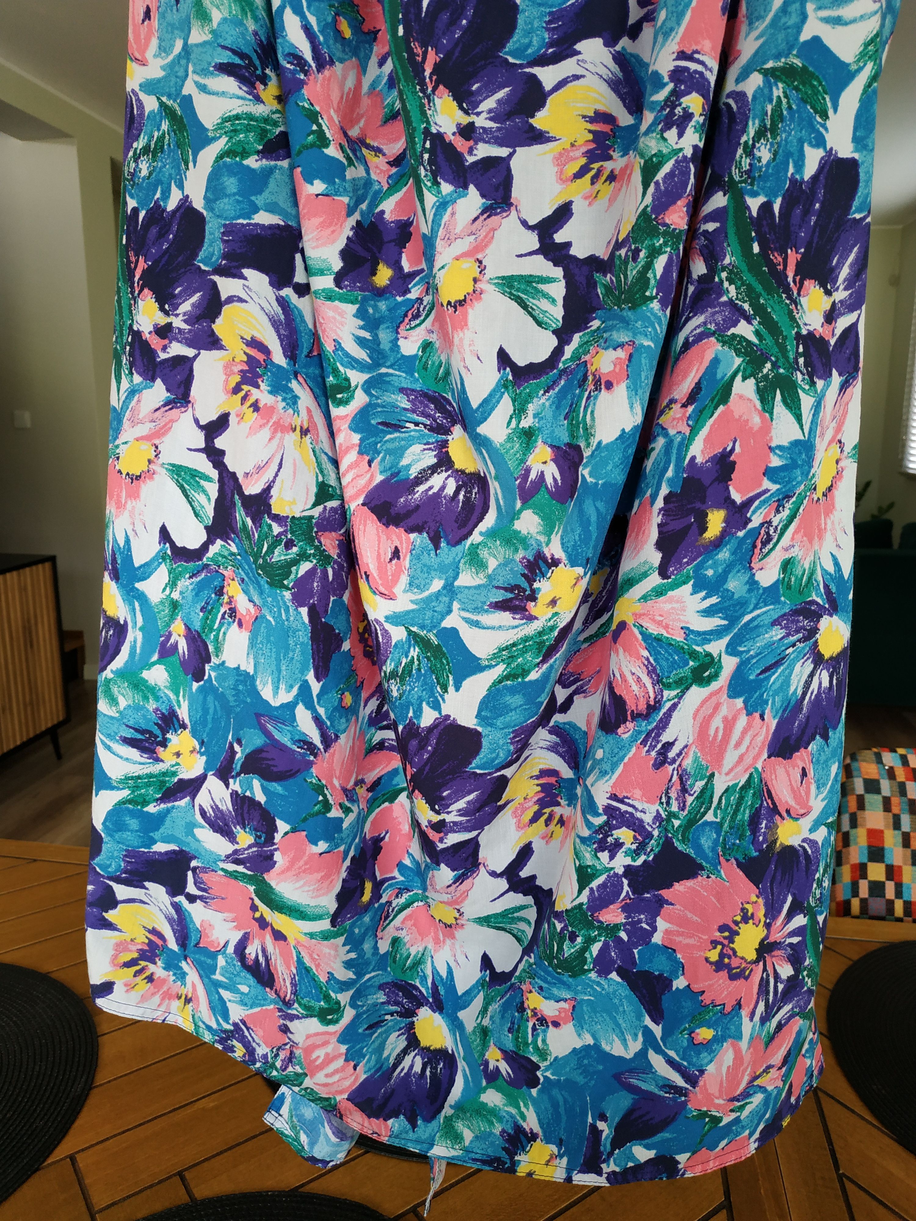 Acne Studios ACNE Flower Print Women's Mini/Midi Dress, s. 36 (SMALL) Size S / US 4 / IT 40 - 3 Thumbnail