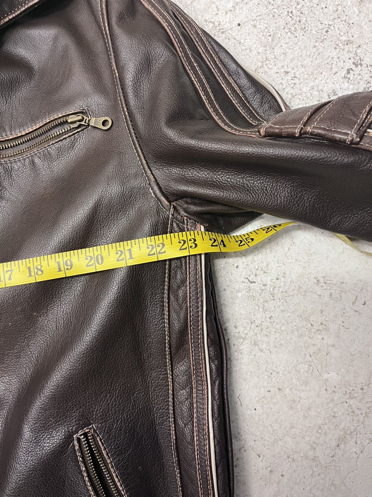 Other Vintage style super heavyweight leather jacket Size US M / EU 48-50 / 2 - 5 Thumbnail