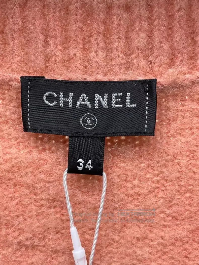 Chanel Chanel Orange-pink schoolbag button sweater Size XXS / US 00 / IT 34 - 4 Thumbnail