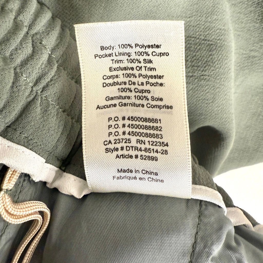 Aritzia Women's Wilfred Jogger Buffon Pants Size XS Green Crepe Size 25" / US 0 / IT 36 - 9 Thumbnail