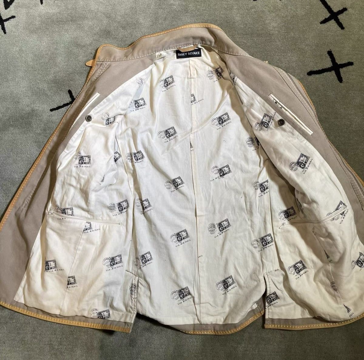 Issey Miyake ISSEY MIYAKE Fall/Winter 2007 Leather Jacket/Coat Size US M / EU 48-50 / 2 - 8 Thumbnail