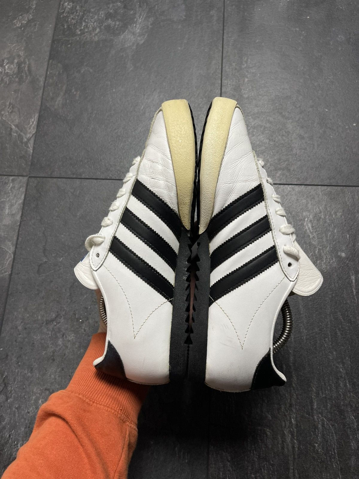 Adidas × Vintage Vintage adidas bamba low top sneakers Size US 7 / EU 40 - 10 Thumbnail