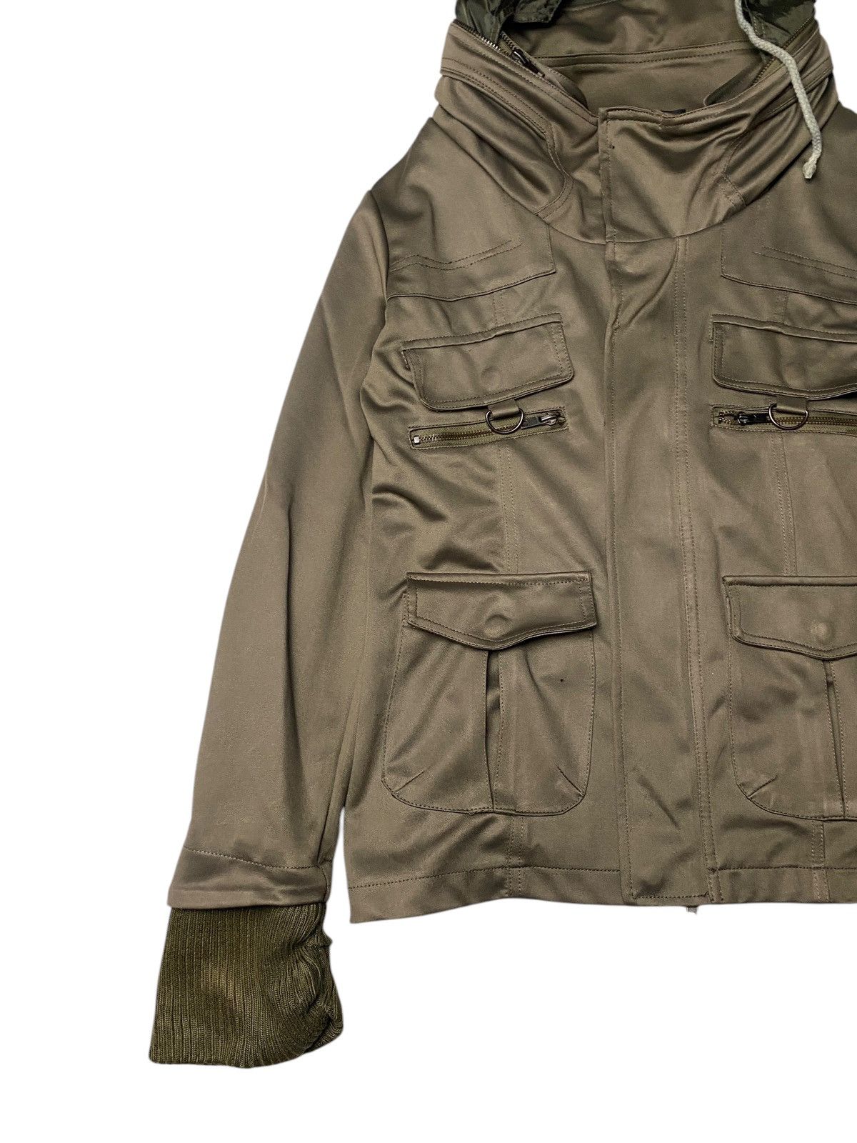 If Six Was Nine 2000's Bernings Sho Bono Cyber Military Jacket Size US M / EU 48-50 / 2 - 3 Thumbnail